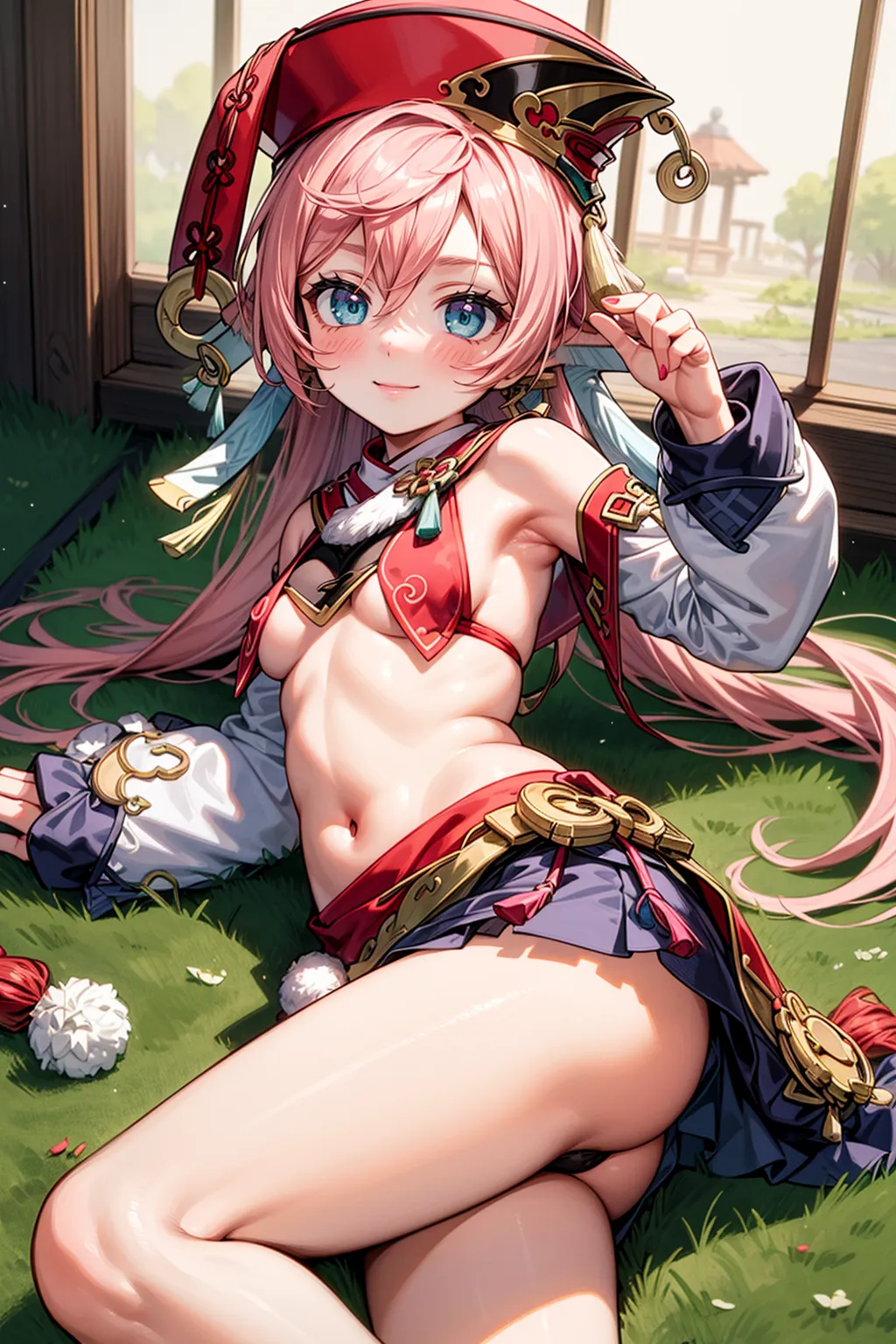 【「貧乳」AIエロ画像（イラスト・アニメ・二次元風）8390枚まとめ！(203ページ目)のエロ画像15枚目