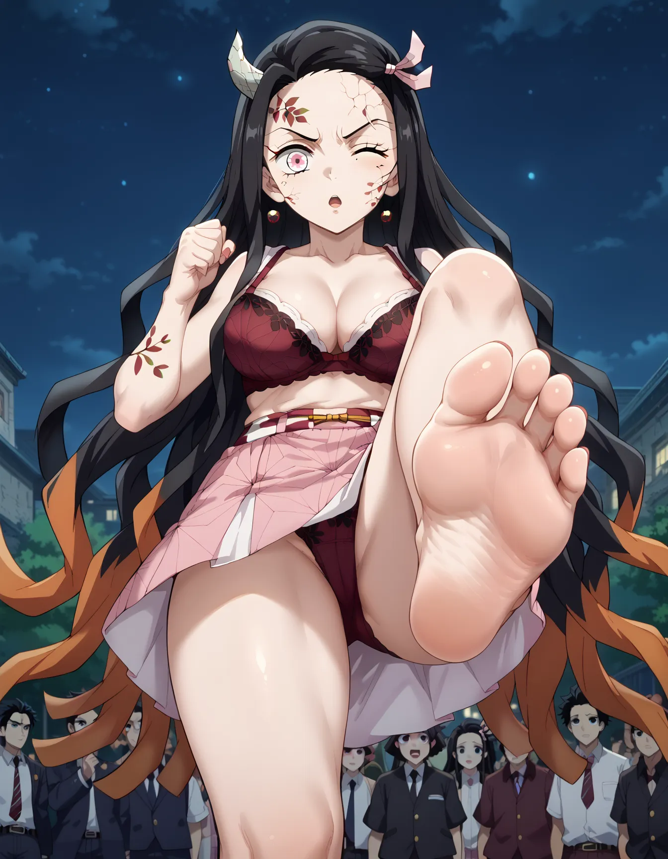【「下着（ブラジャー・パンティ）」AIエロ画像（イラスト・アニメ・二次元風）15996枚まとめ！(381ページ目)のエロ画像17枚目