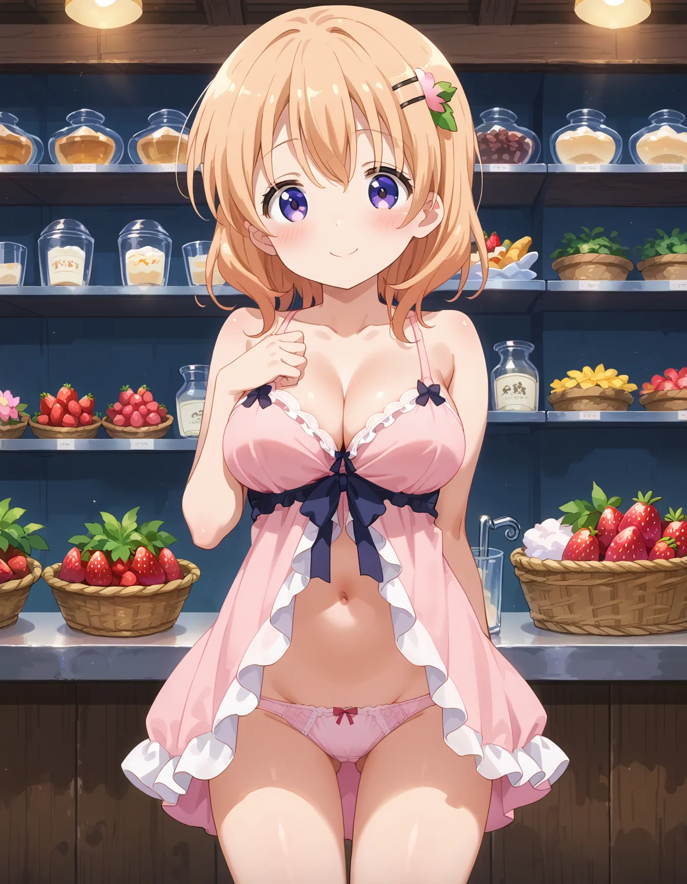 【「下着（ブラジャー・パンティ）」AIエロ画像（イラスト・アニメ・二次元風）15996枚まとめ！(380ページ目)のエロ画像22枚目