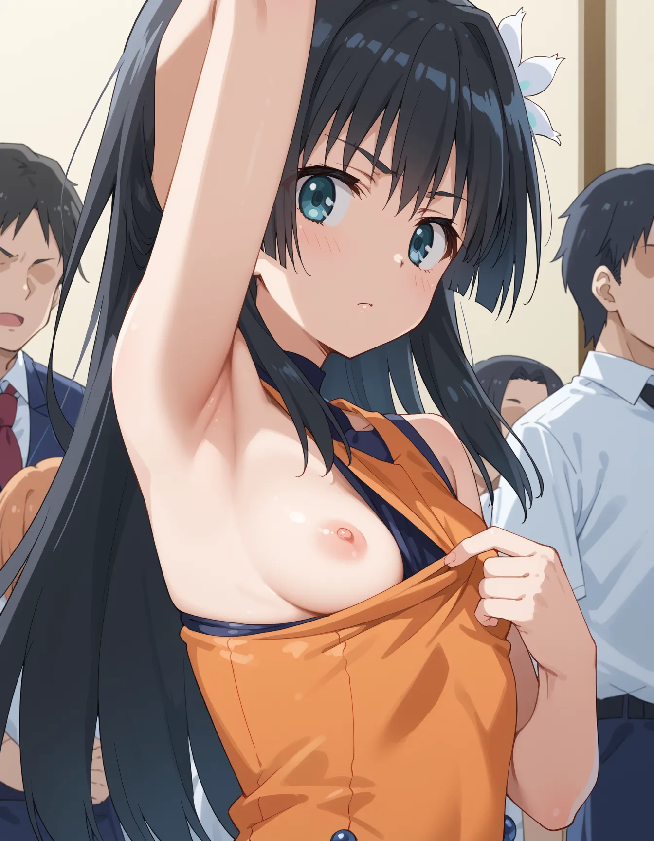 【「腋・脇」AIエロ画像（イラスト・アニメ・二次元風）4705枚まとめ！(113ページ目)のエロ画像27枚目