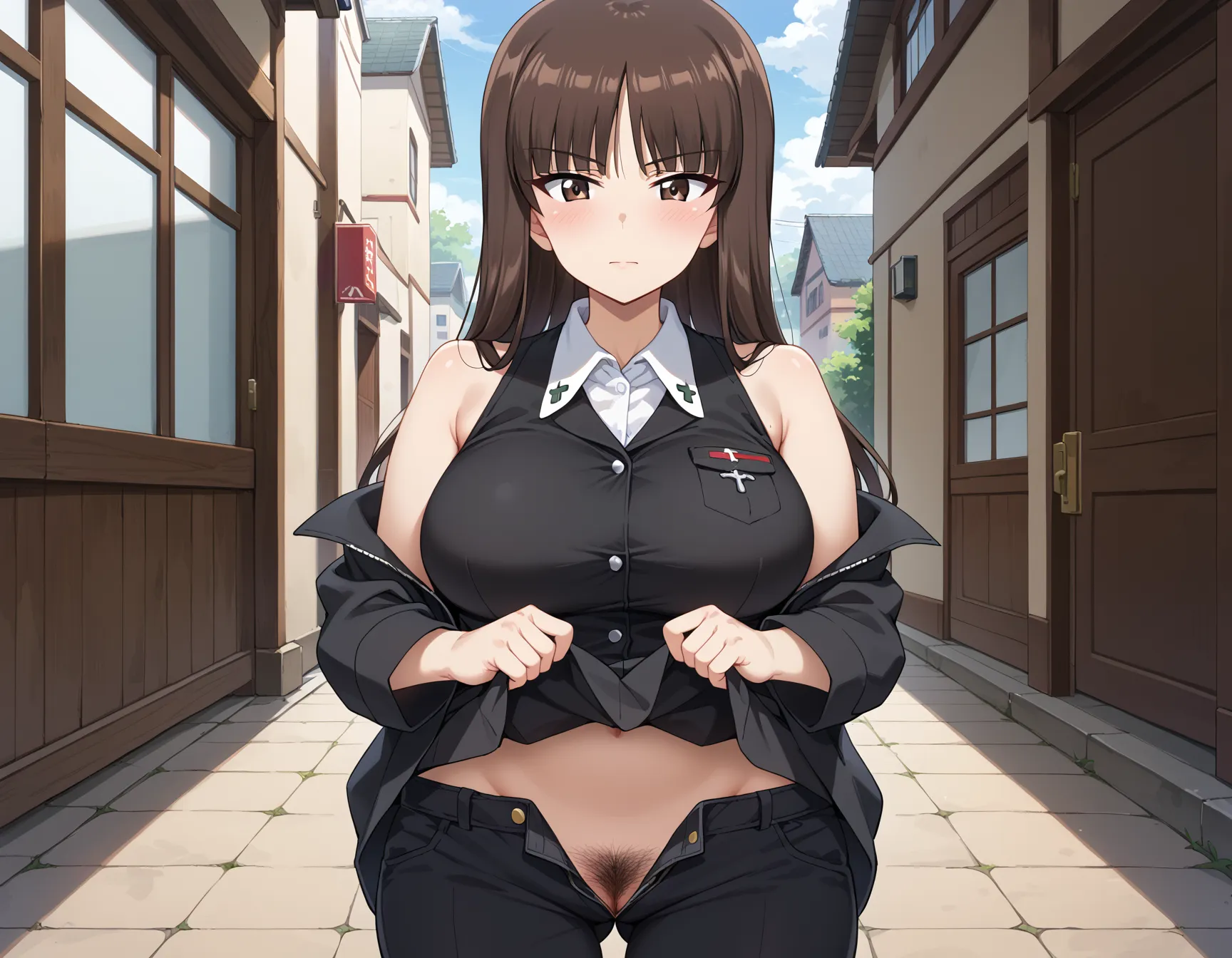 【「おまんこ」AIエロ画像（イラスト・アニメ・二次元風）9763枚まとめ！(233ページ目)のエロ画像12枚目
