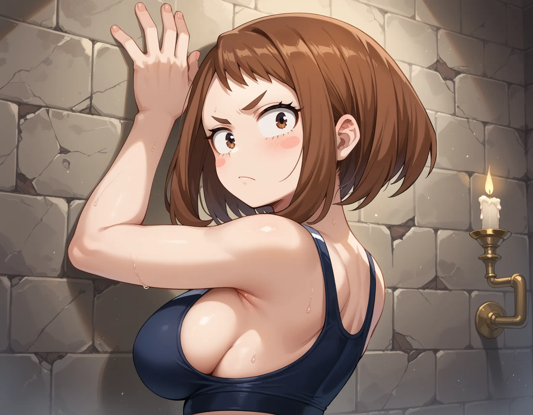 【「下着（ブラジャー・パンティ）」AIエロ画像（イラスト・アニメ・二次元風）15996枚まとめ！(379ページ目)のエロ画像26枚目