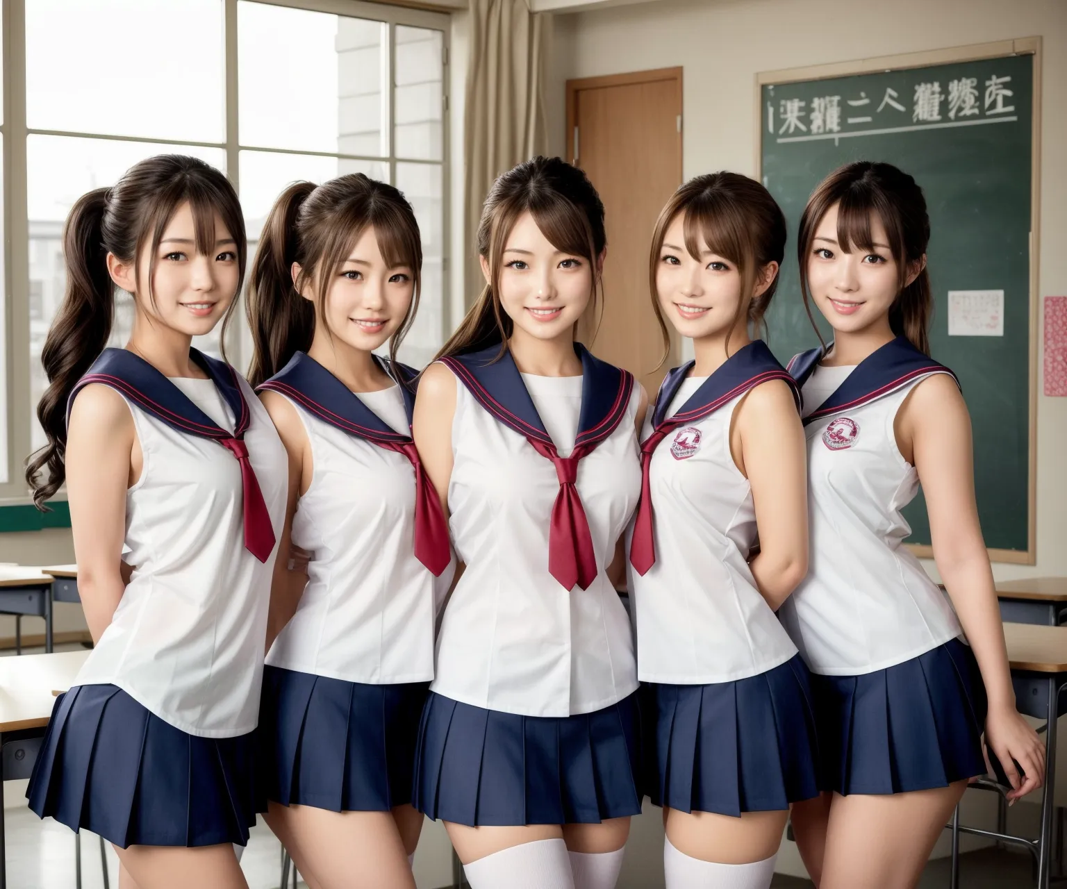 【「尻×学制服」AIエロ画像（リアル・実写・フォト風）2547枚まとめ！(60ページ目)のエロ画像24枚目