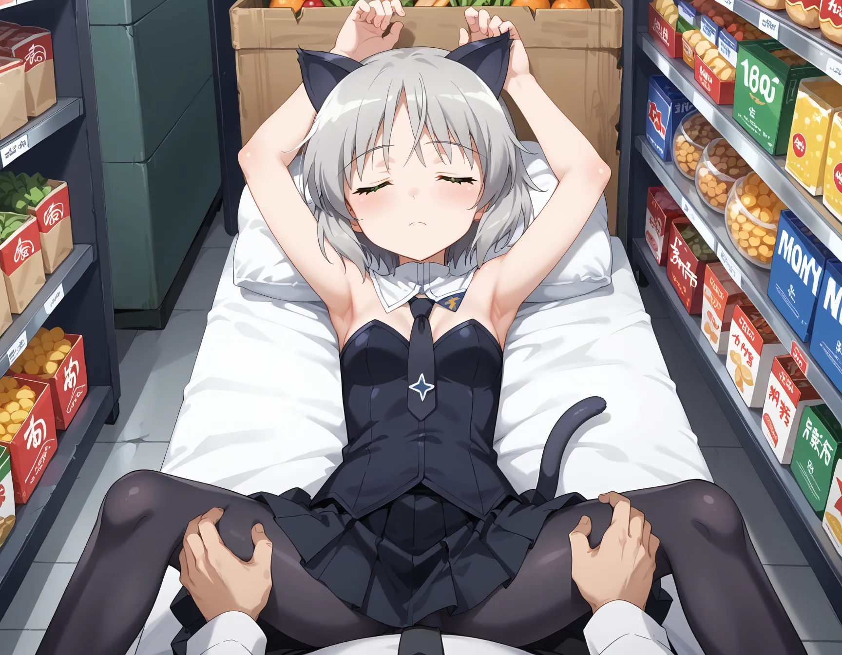 【「ロリ・小柄×パンスト」AIエロ画像（イラスト・アニメ・二次元風）422枚まとめ！(11ページ目)のエロ画像1枚目