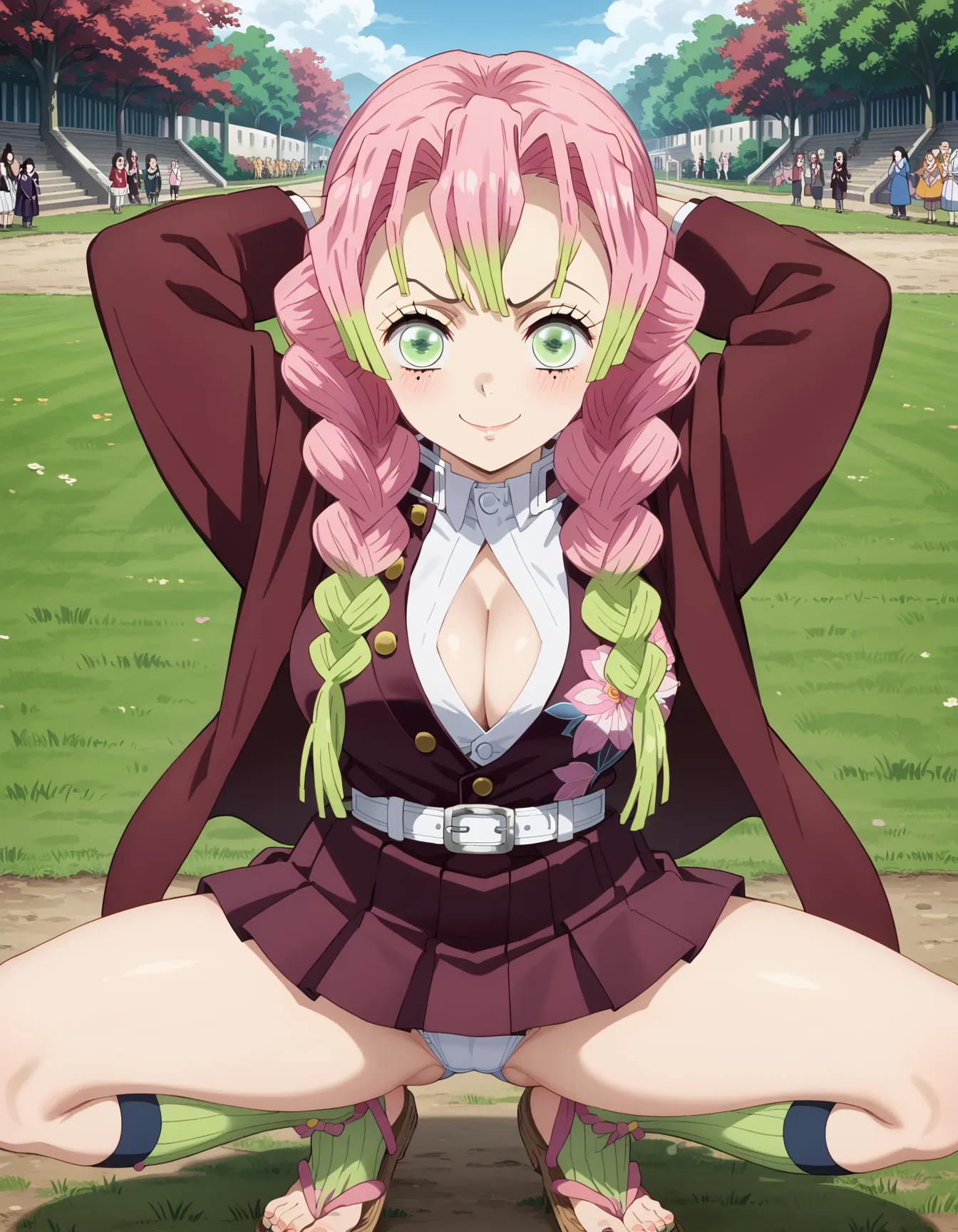 【「下着（ブラジャー・パンティ）」AIエロ画像（イラスト・アニメ・二次元風）15996枚まとめ！(379ページ目)のエロ画像17枚目