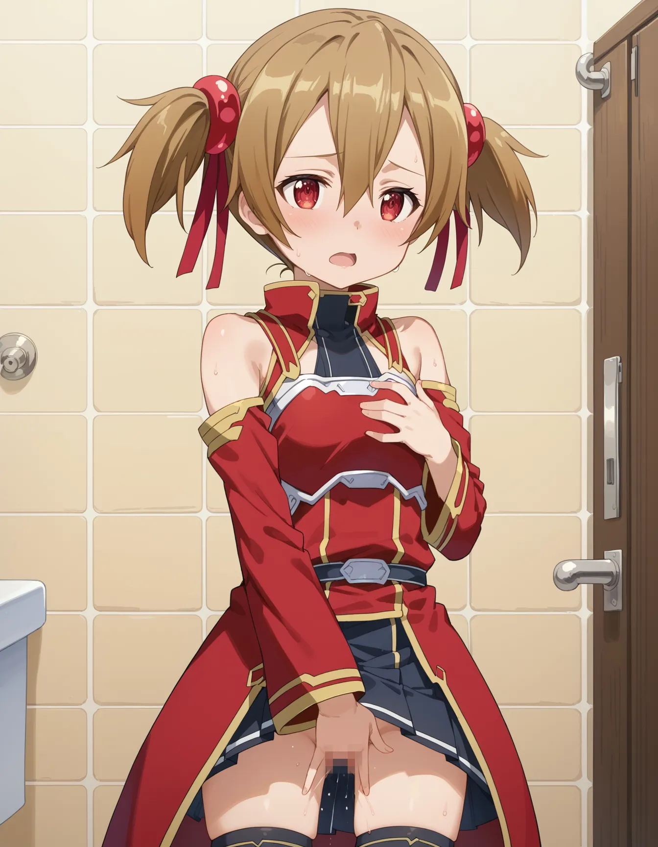 【「貧乳」AIエロ画像（イラスト・アニメ・二次元風）8390枚まとめ！(201ページ目)のエロ画像22枚目