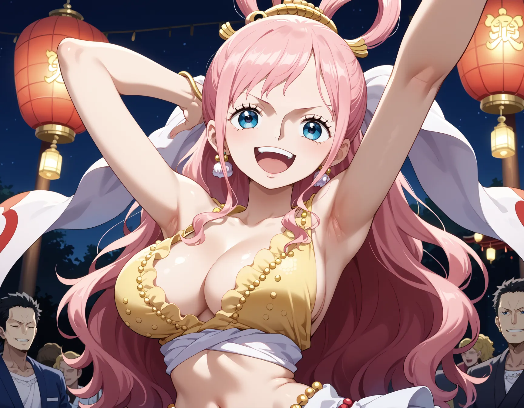 【「腋・脇×着物」AIエロ画像（イラスト・アニメ・二次元風）104枚まとめ！(3ページ目)のエロ画像14枚目