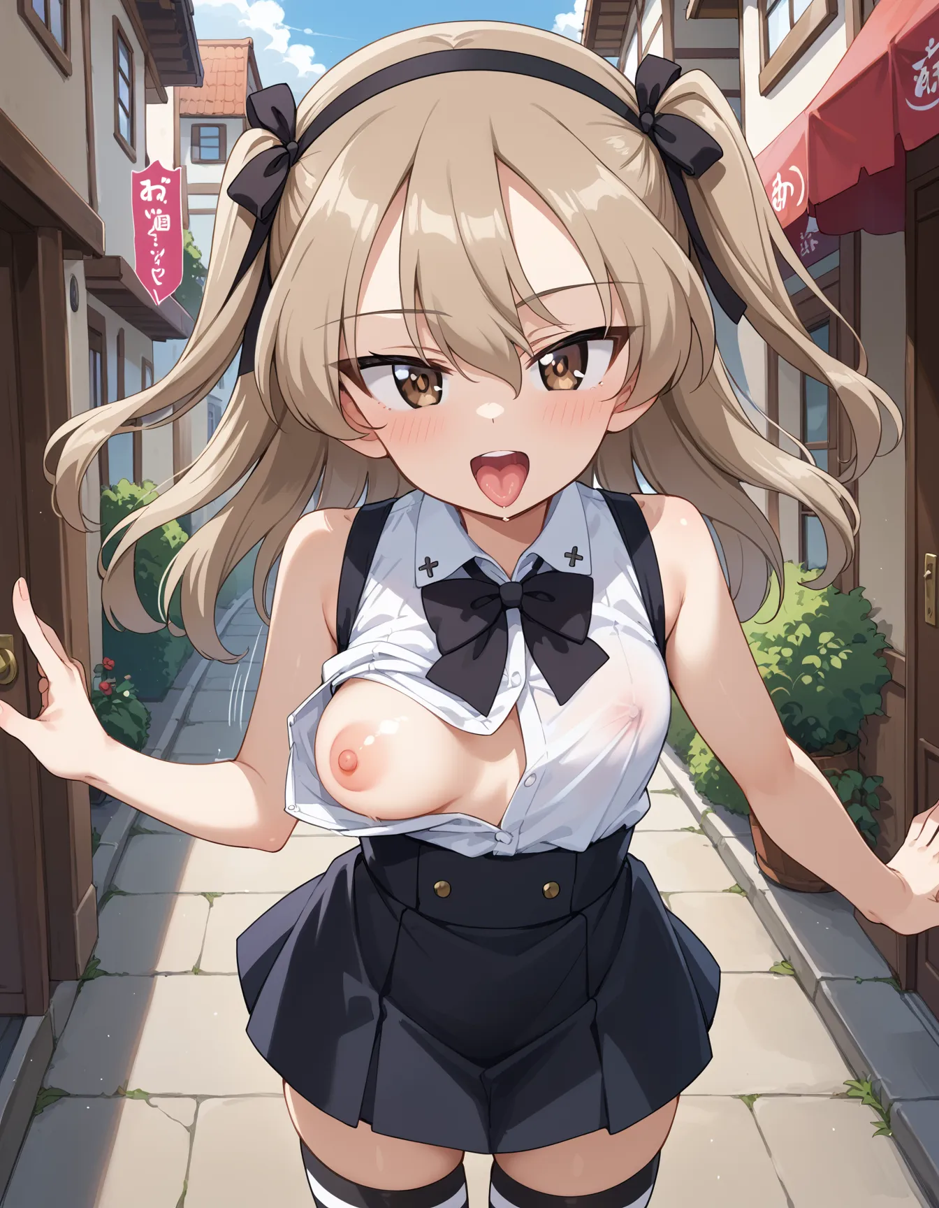【「貧乳」AIエロ画像（イラスト・アニメ・二次元風）8390枚まとめ！(200ページ目)のエロ画像16枚目