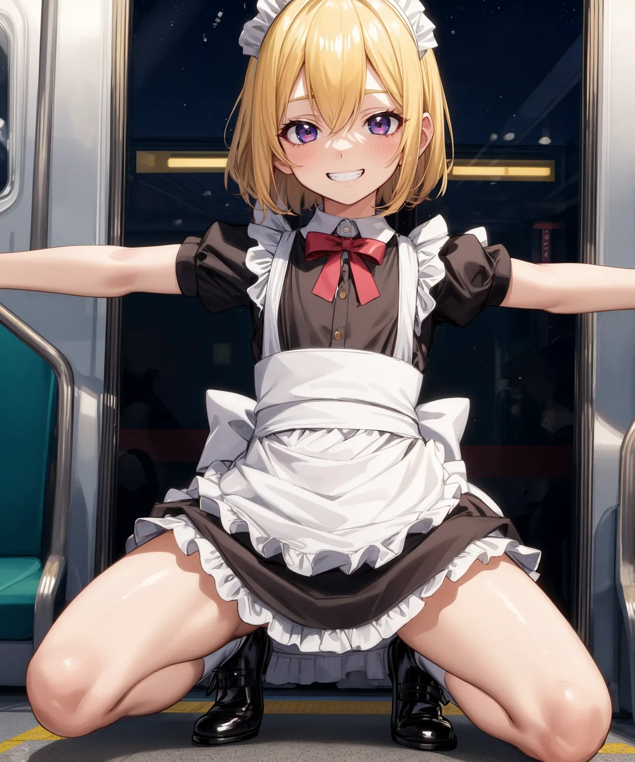 【「メイド」AIエロ画像（イラスト・アニメ・二次元風）516枚まとめ！(13ページ目)のエロ画像12枚目