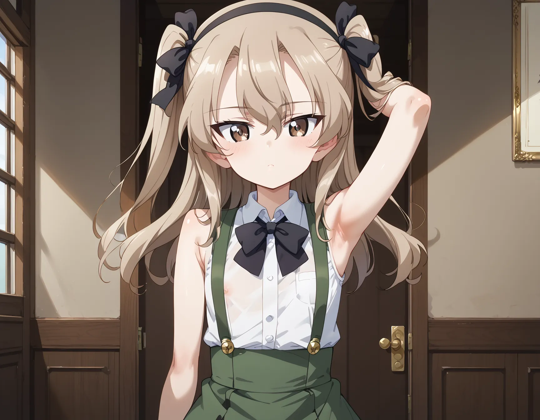 【「腋・脇」AIエロ画像（イラスト・アニメ・二次元風）4705枚まとめ！(112ページ目)のエロ画像10枚目