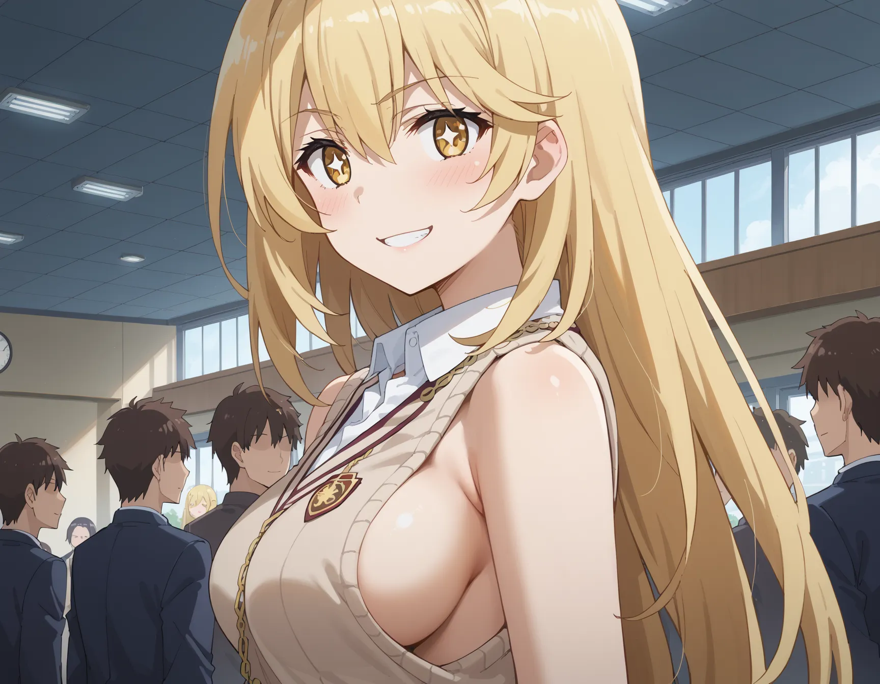 【「学制服」AIエロ画像（イラスト・アニメ・二次元風）4855枚まとめ！(113ページ目)のエロ画像29枚目