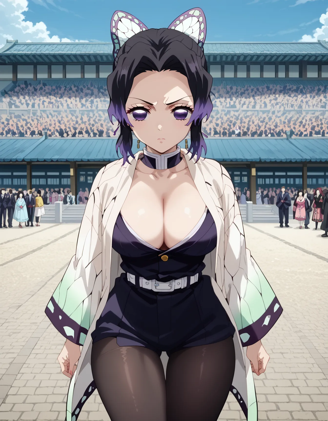 【「巨乳×パンスト」AIエロ画像（イラスト・アニメ・二次元風）575枚まとめ！(14ページ目)のエロ画像22枚目