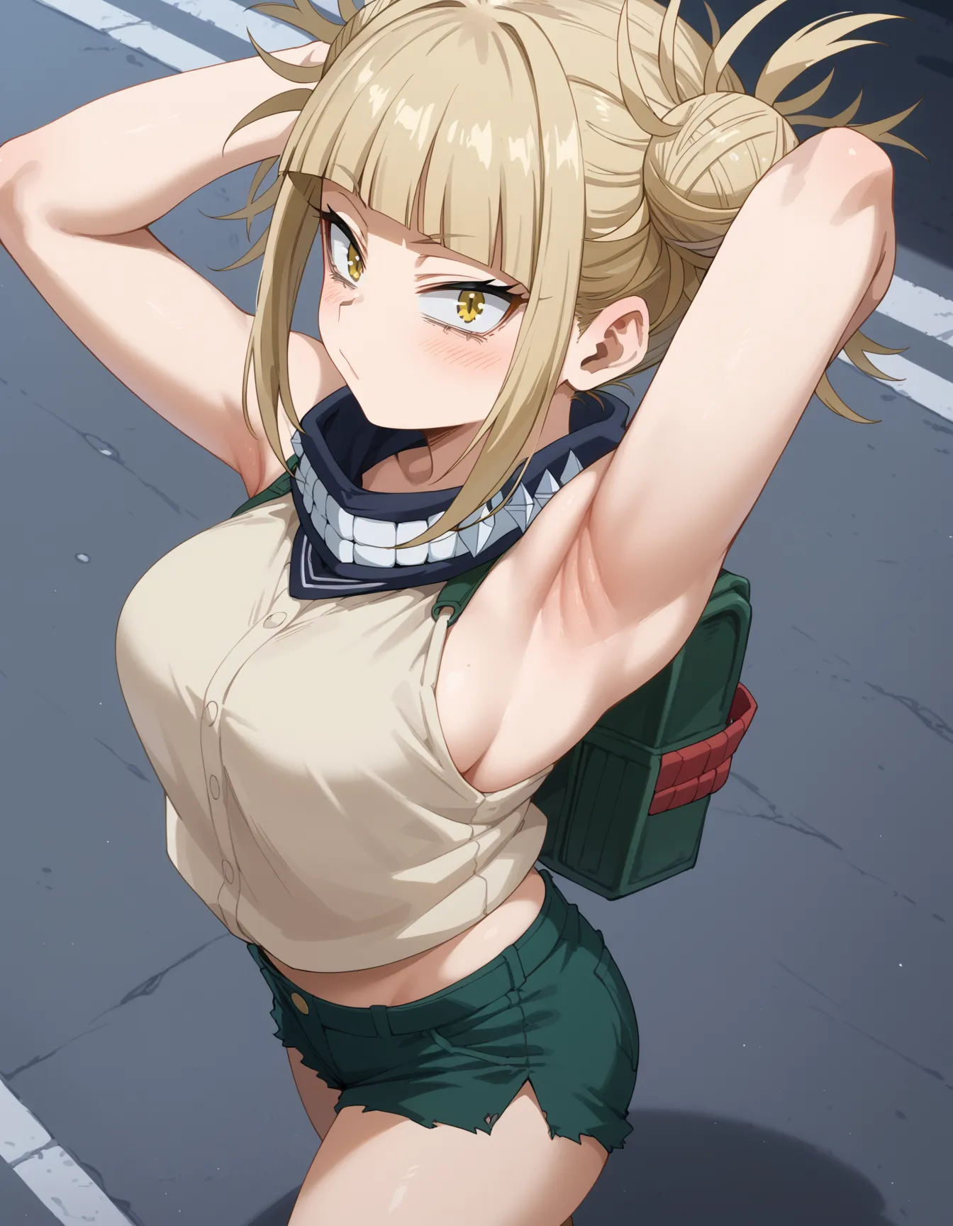 【「腋・脇」AIエロ画像（イラスト・アニメ・二次元風）4705枚まとめ！(111ページ目)のエロ画像19枚目