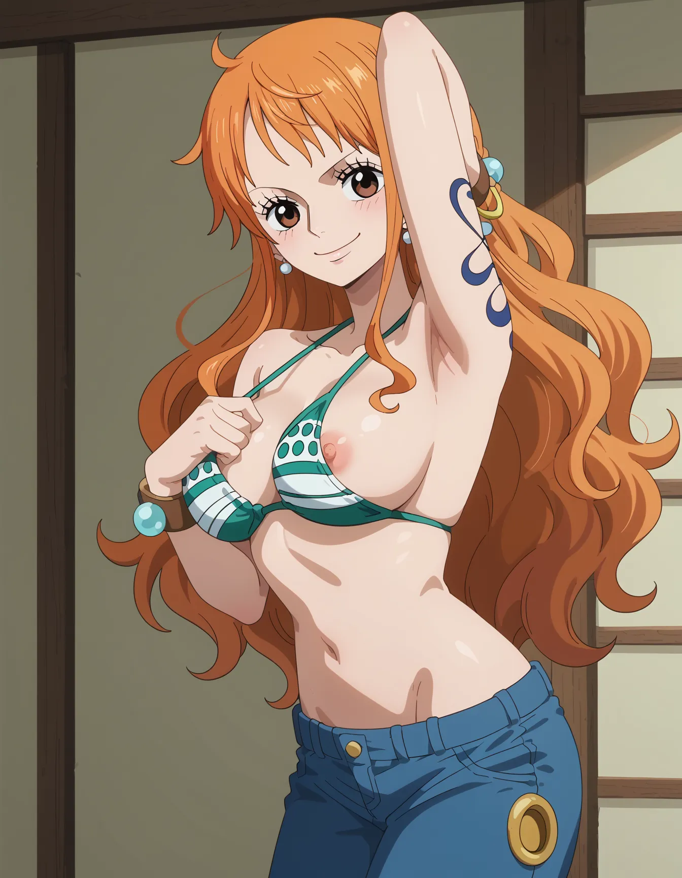【「腋・脇」AIエロ画像（イラスト・アニメ・二次元風）4705枚まとめ！(111ページ目)のエロ画像17枚目