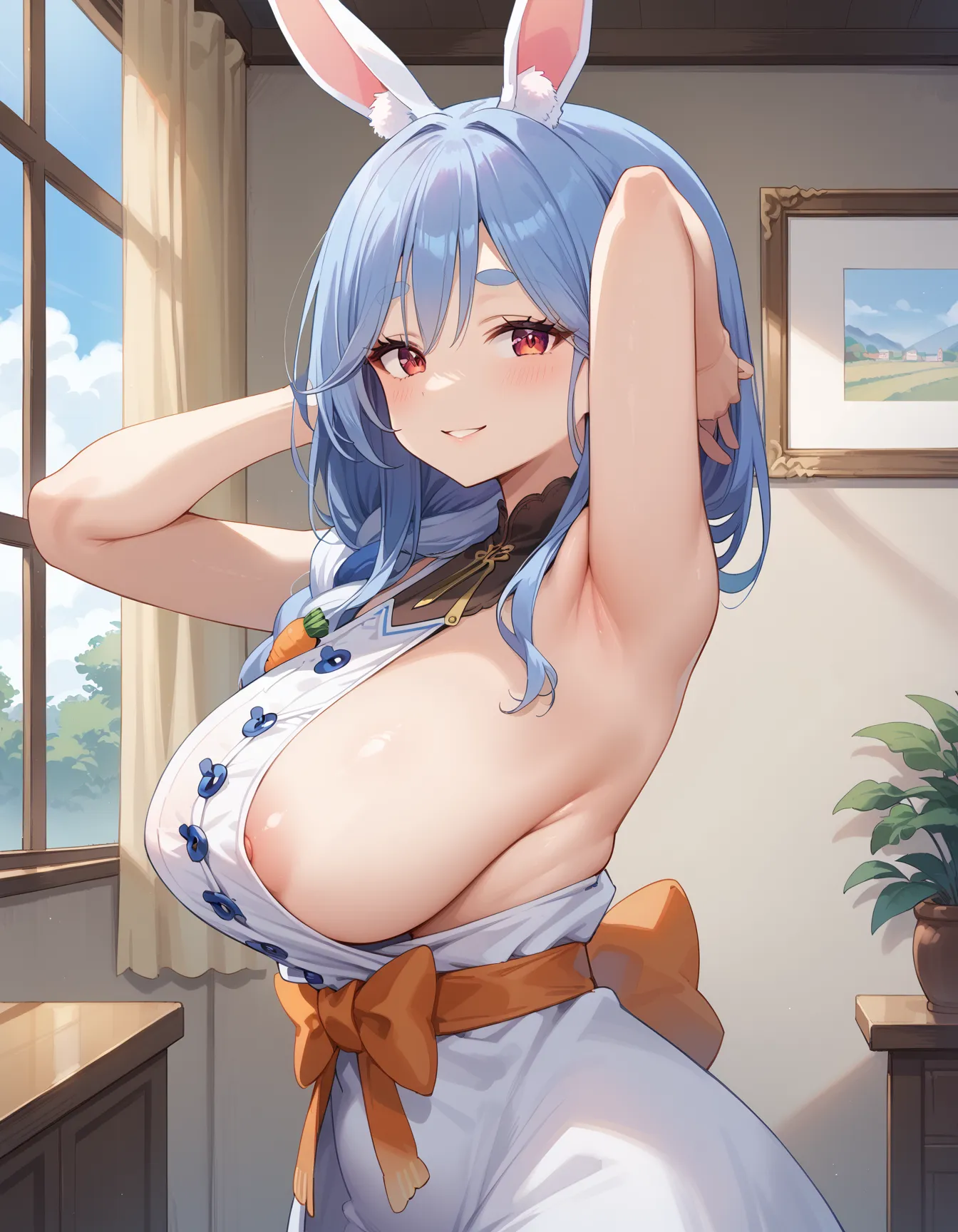 【「腋・脇」AIエロ画像（イラスト・アニメ・二次元風）4705枚まとめ！(111ページ目)のエロ画像3枚目