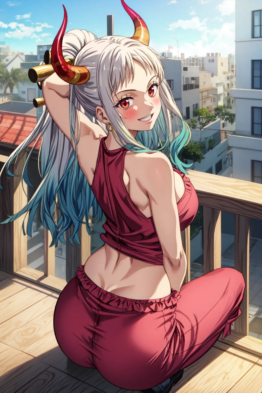 【「尻」AIエロ画像（イラスト・アニメ・二次元風）13361枚まとめ！(311ページ目)のエロ画像27枚目