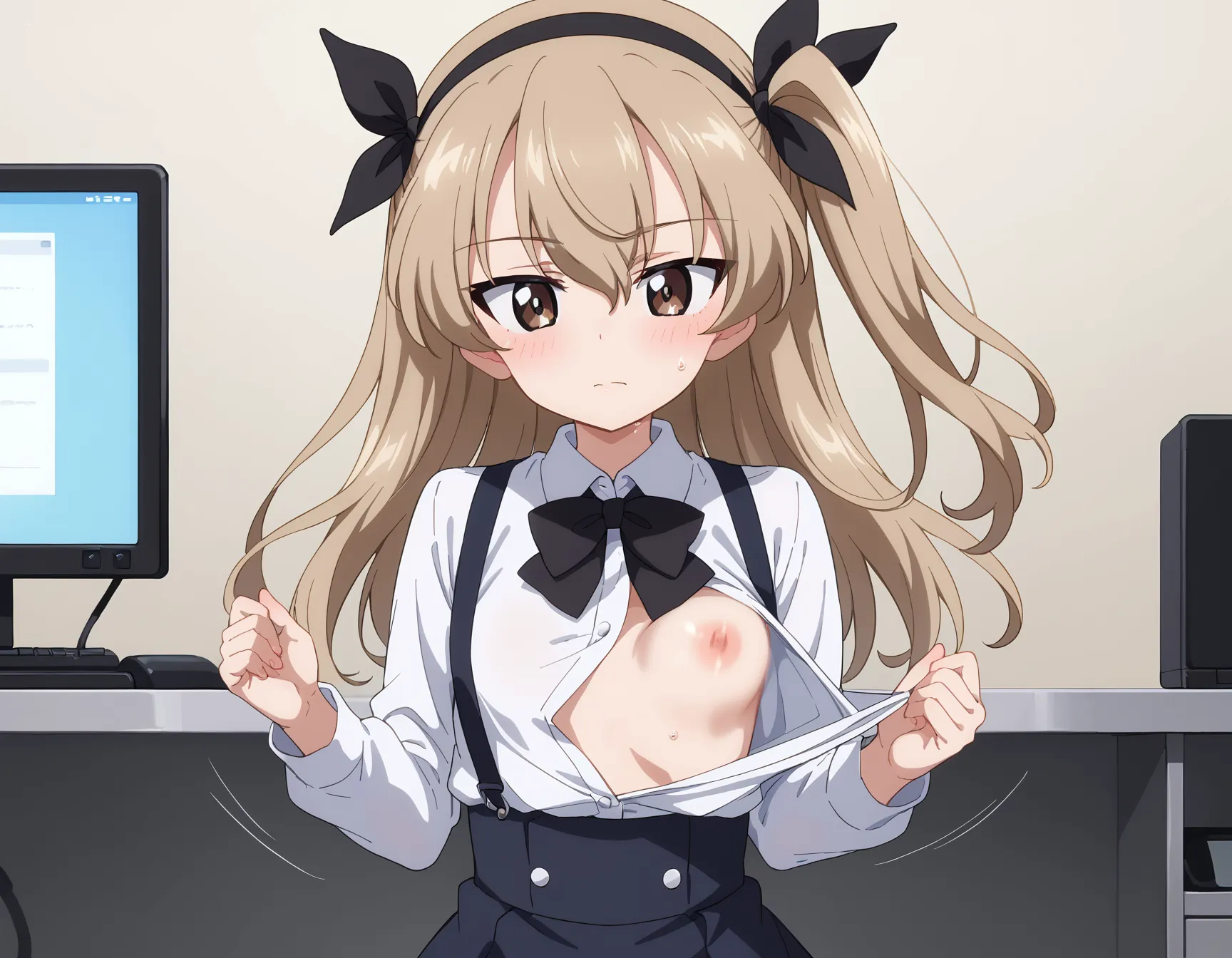 【「貧乳」AIエロ画像（イラスト・アニメ・二次元風）8390枚まとめ！(197ページ目)のエロ画像20枚目
