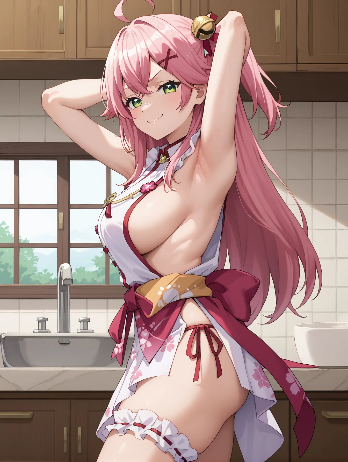 【「腋・脇」AIエロ画像（イラスト・アニメ・二次元風）4705枚まとめ！(110ページ目)のエロ画像21枚目