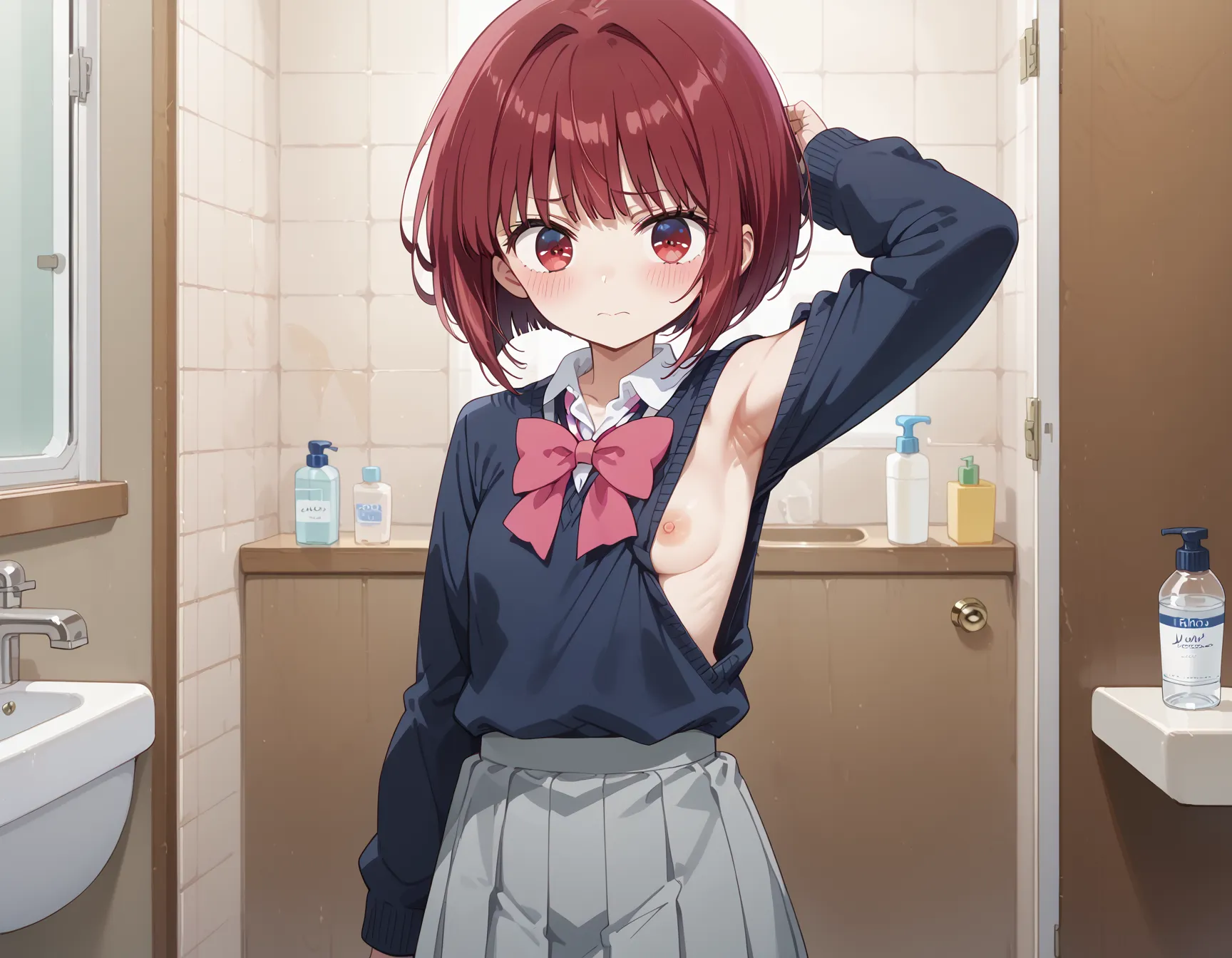【「腋・脇」AIエロ画像（イラスト・アニメ・二次元風）4705枚まとめ！(110ページ目)のエロ画像14枚目