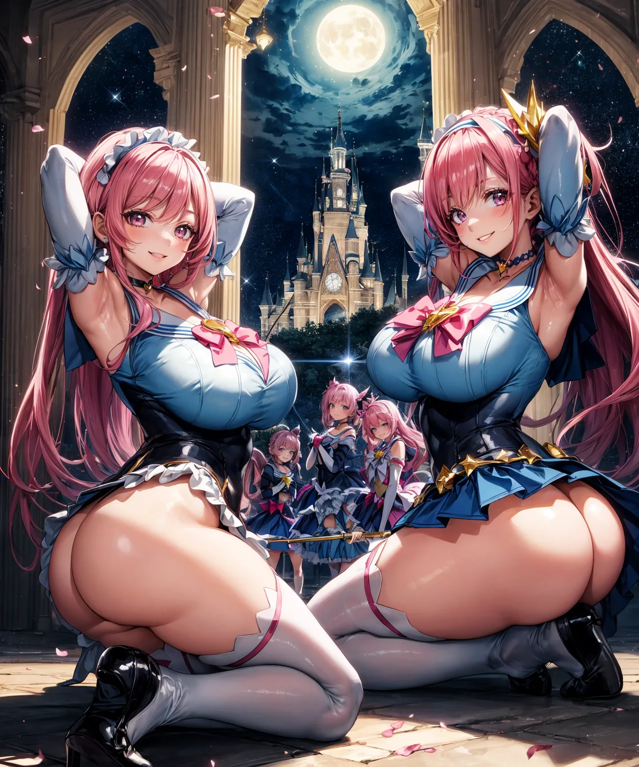 【「尻」AIエロ画像（イラスト・アニメ・二次元風）13361枚まとめ！(309ページ目)のエロ画像27枚目