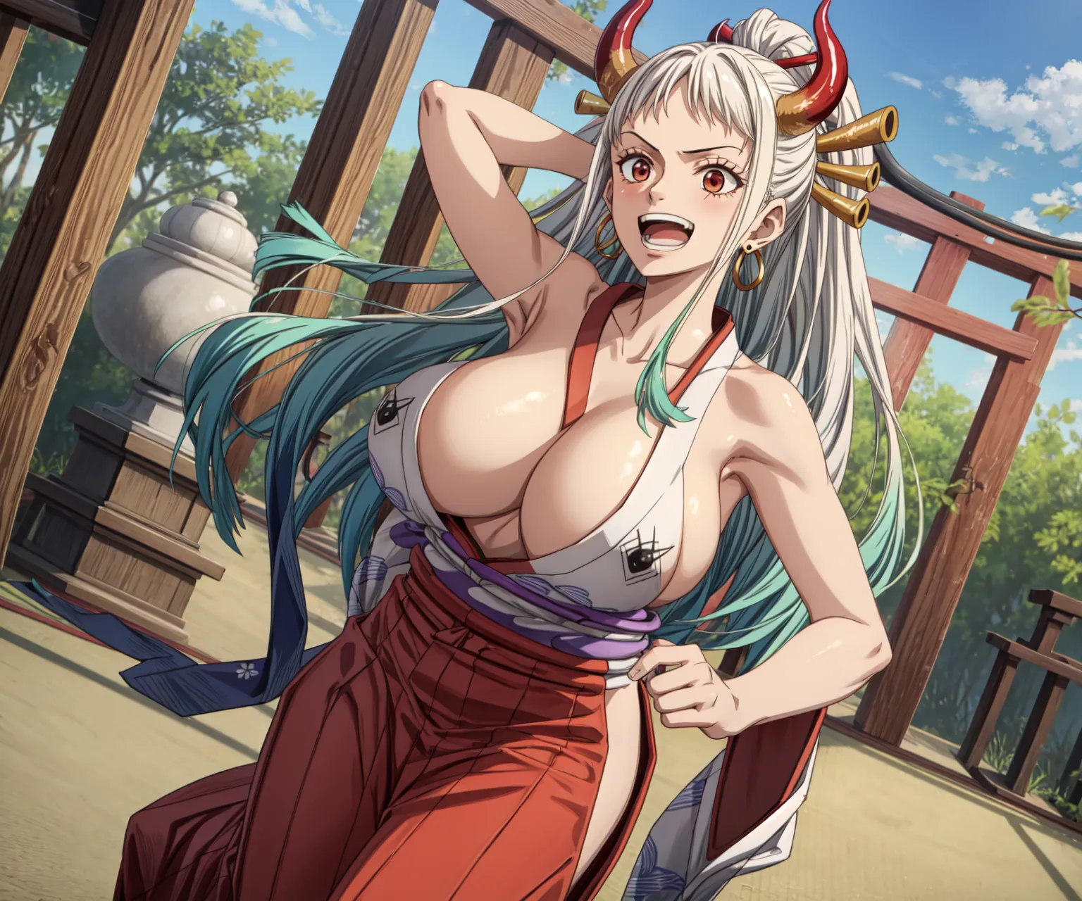 【「爆乳・超乳」AIエロ画像（イラスト・アニメ・二次元風）5621枚まとめ！(129ページ目)のエロ画像28枚目