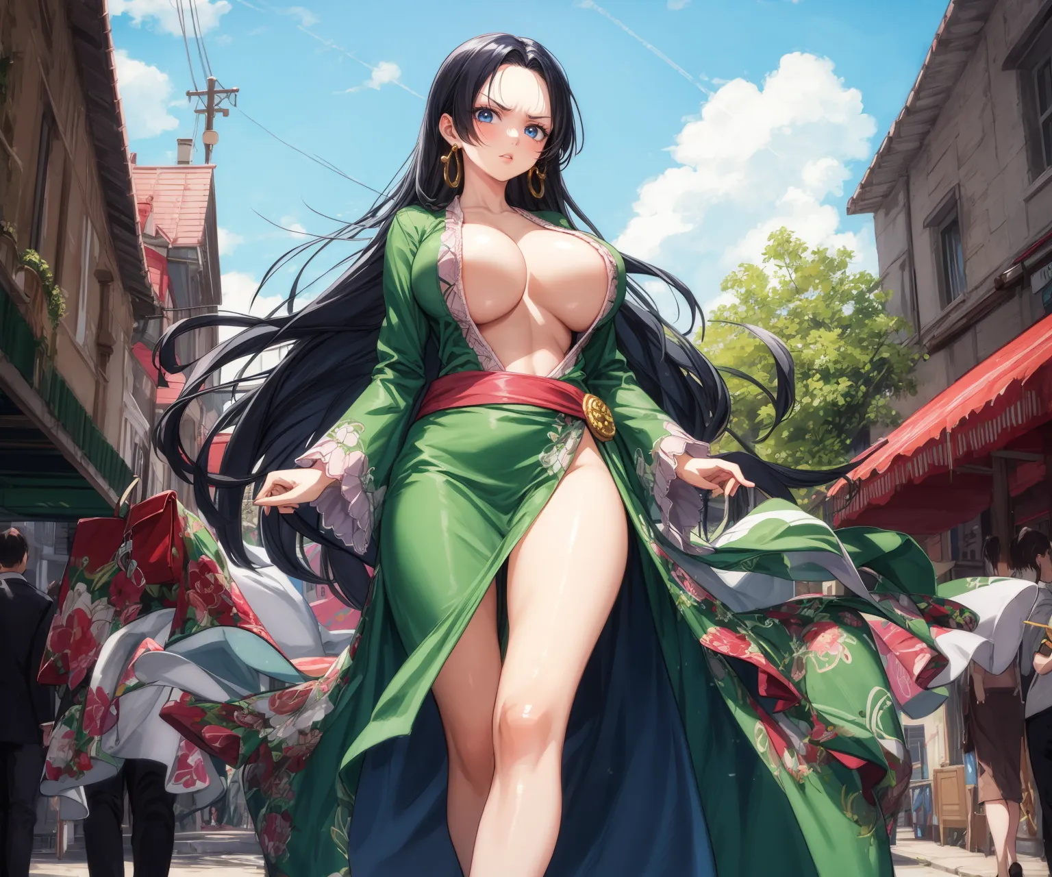 【「爆乳・超乳」AIエロ画像（イラスト・アニメ・二次元風）5621枚まとめ！(129ページ目)のエロ画像24枚目