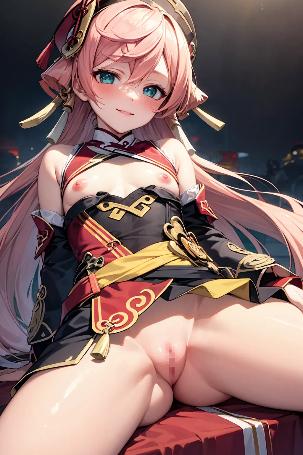 【「貧乳」AIエロ画像（イラスト・アニメ・二次元風）8390枚まとめ！(195ページ目)のエロ画像18枚目