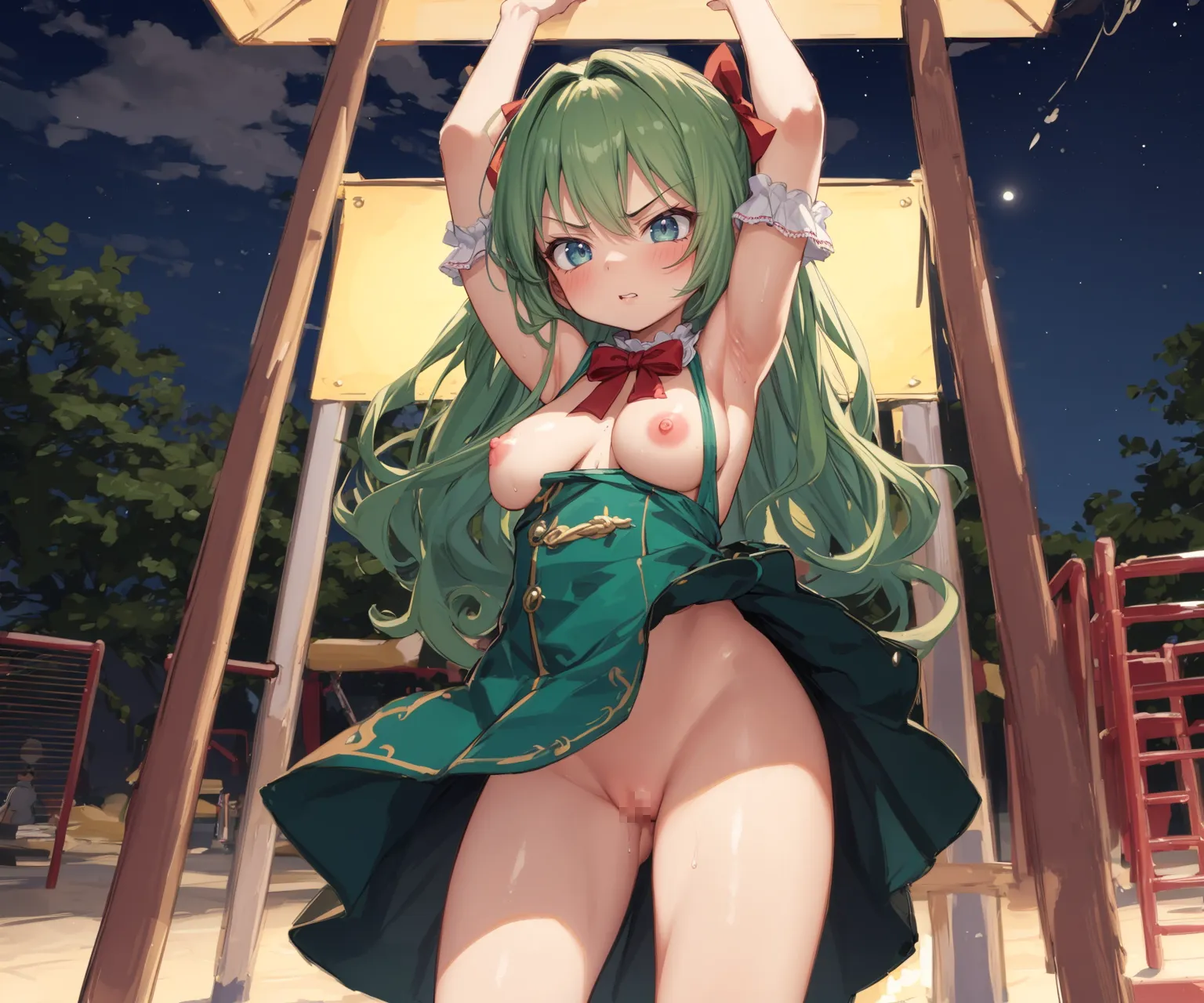 【「爆乳・超乳」AIエロ画像（イラスト・アニメ・二次元風）5621枚まとめ！(129ページ目)のエロ画像10枚目