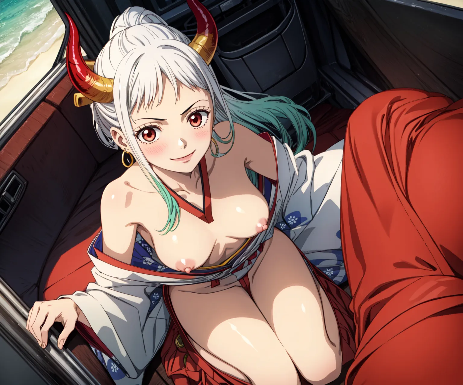 【「着物」AIエロ画像（イラスト・アニメ・二次元風）1472枚まとめ！(33ページ目)のエロ画像24枚目