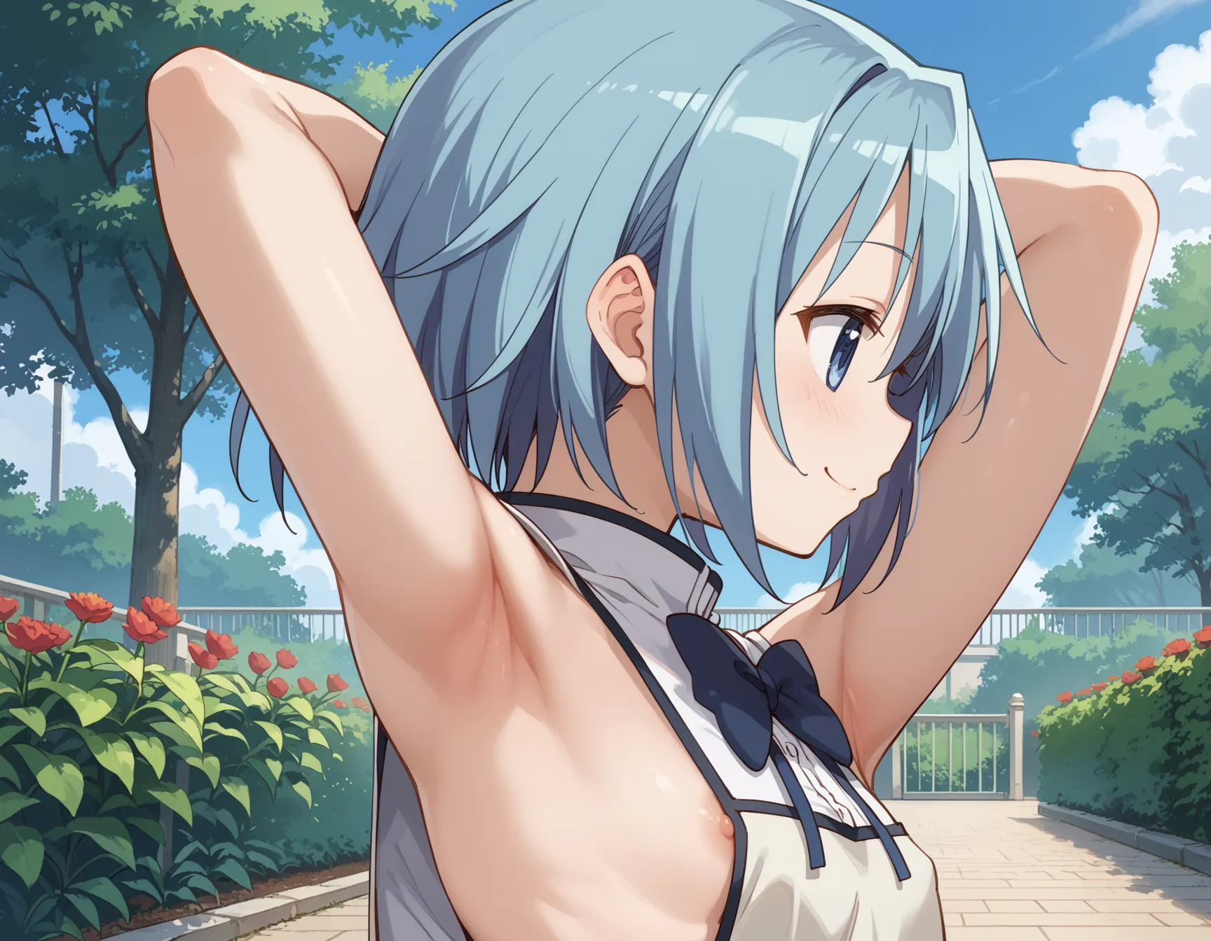 【「腋・脇」AIエロ画像（イラスト・アニメ・二次元風）4705枚まとめ！(109ページ目)のエロ画像19枚目