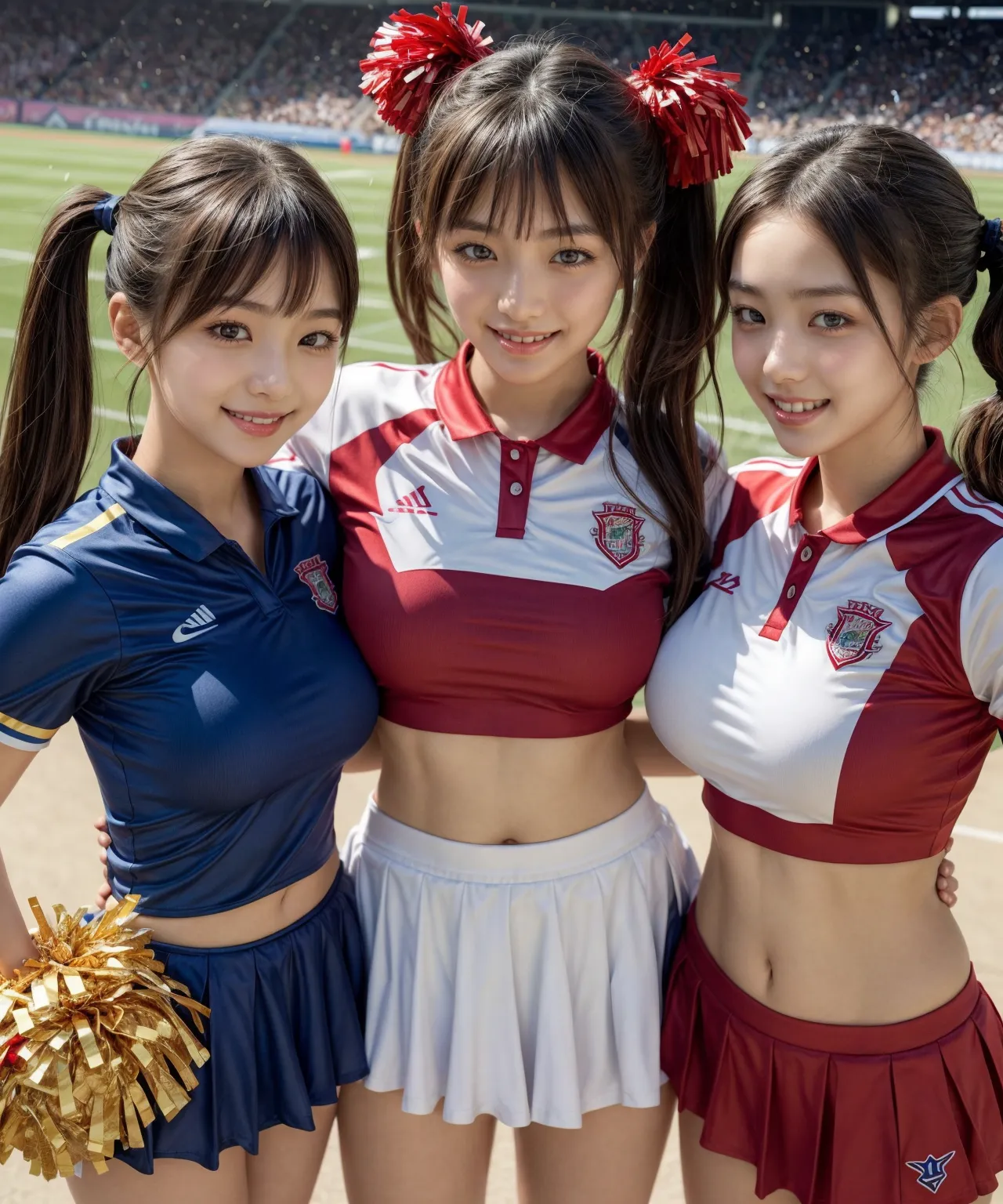 【「ロリ・小柄×チアリーダー」AIエロ画像（リアル・実写・フォト風）264枚まとめ！(6ページ目)のエロ画像26枚目