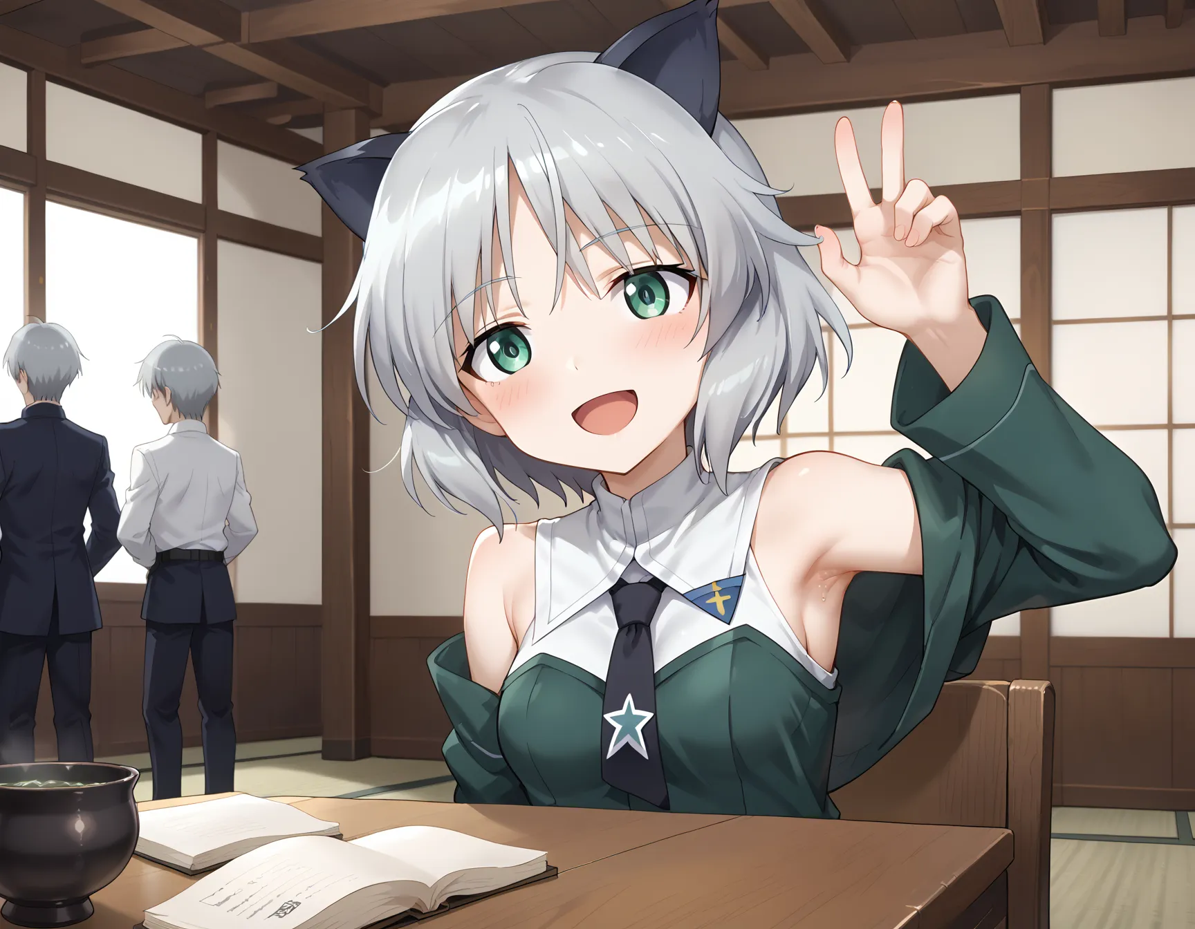 【「腋・脇」AIエロ画像（イラスト・アニメ・二次元風）4705枚まとめ！(109ページ目)のエロ画像12枚目