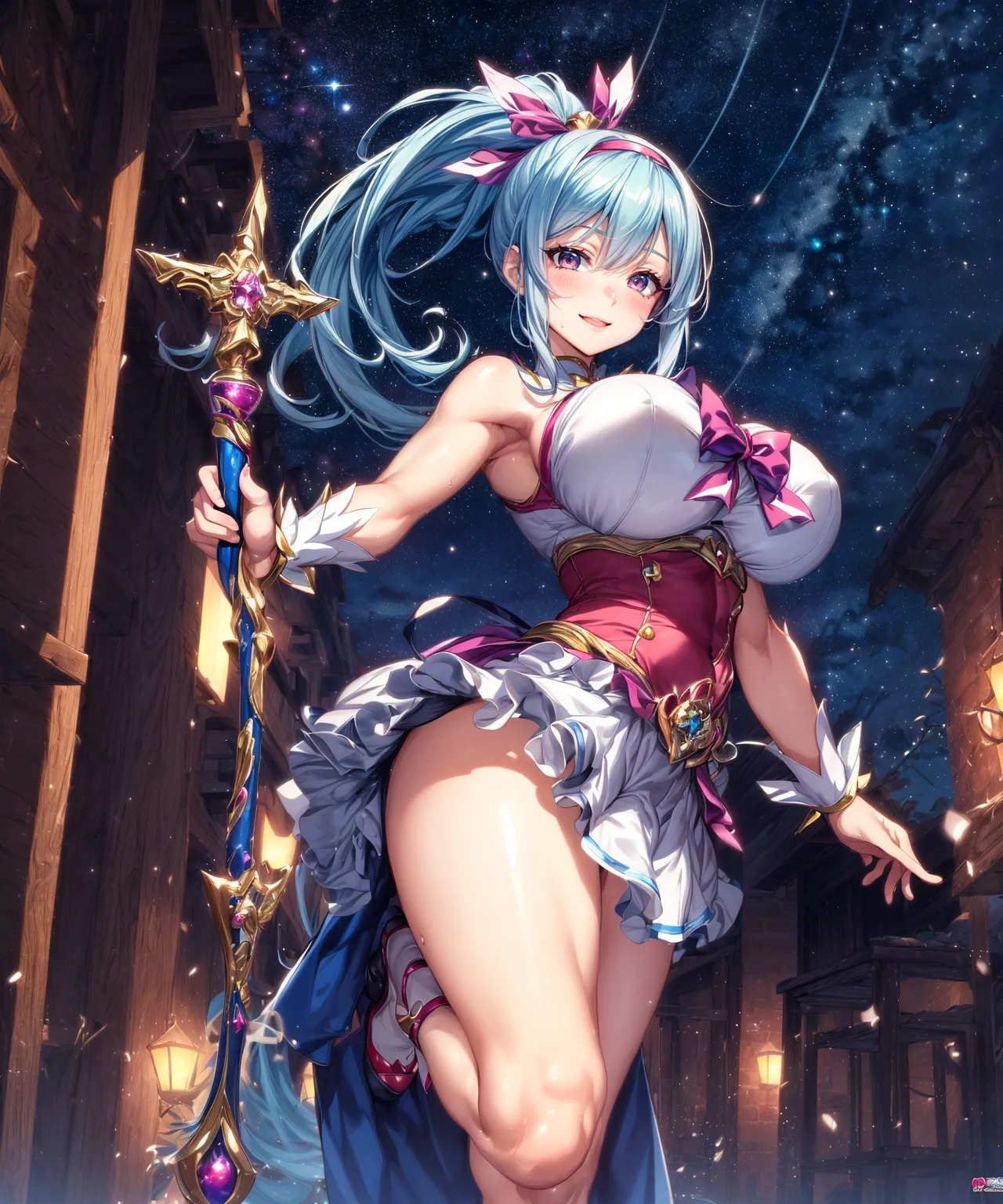 【「爆乳・超乳」AIエロ画像（イラスト・アニメ・二次元風）5621枚まとめ！(128ページ目)のエロ画像8枚目