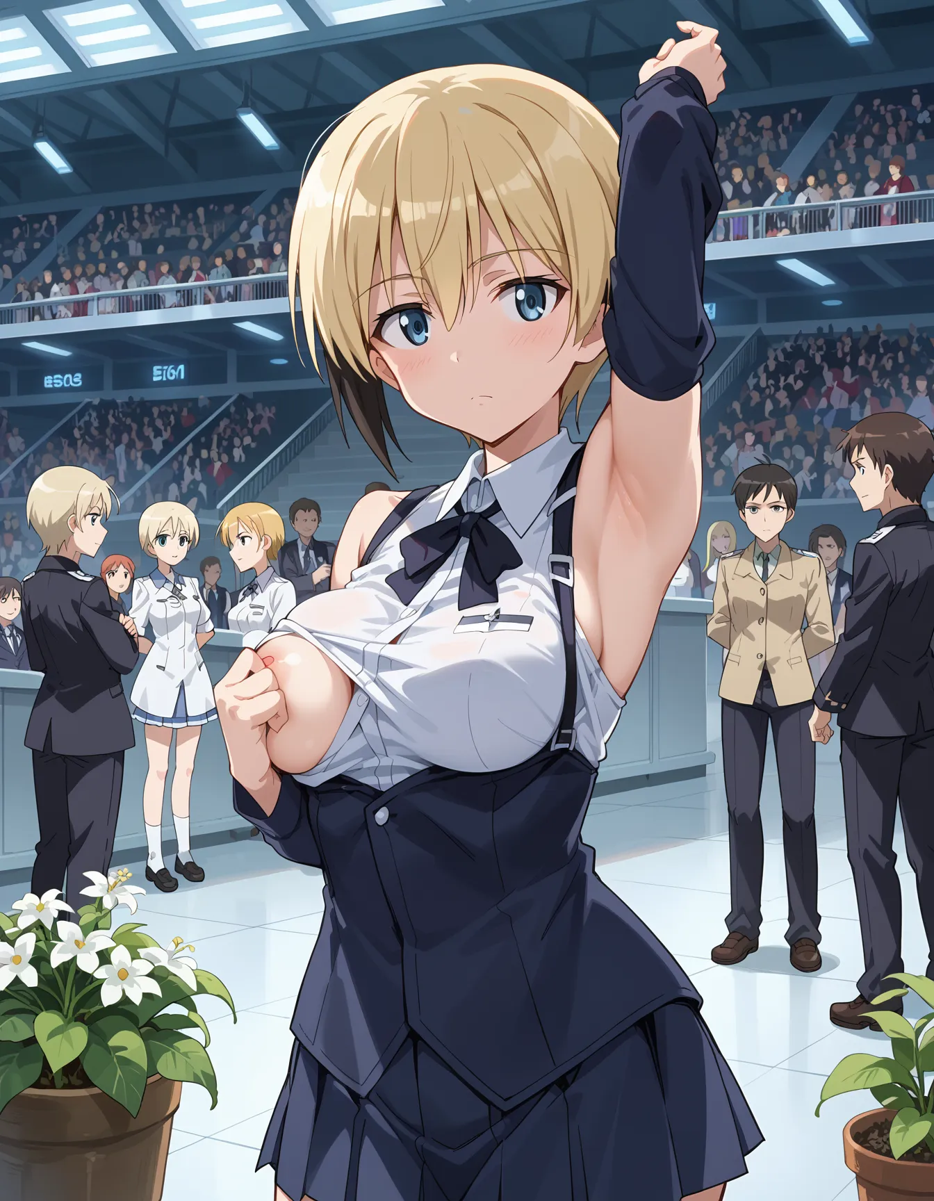 【「腋・脇」AIエロ画像（イラスト・アニメ・二次元風）4705枚まとめ！(109ページ目)のエロ画像8枚目