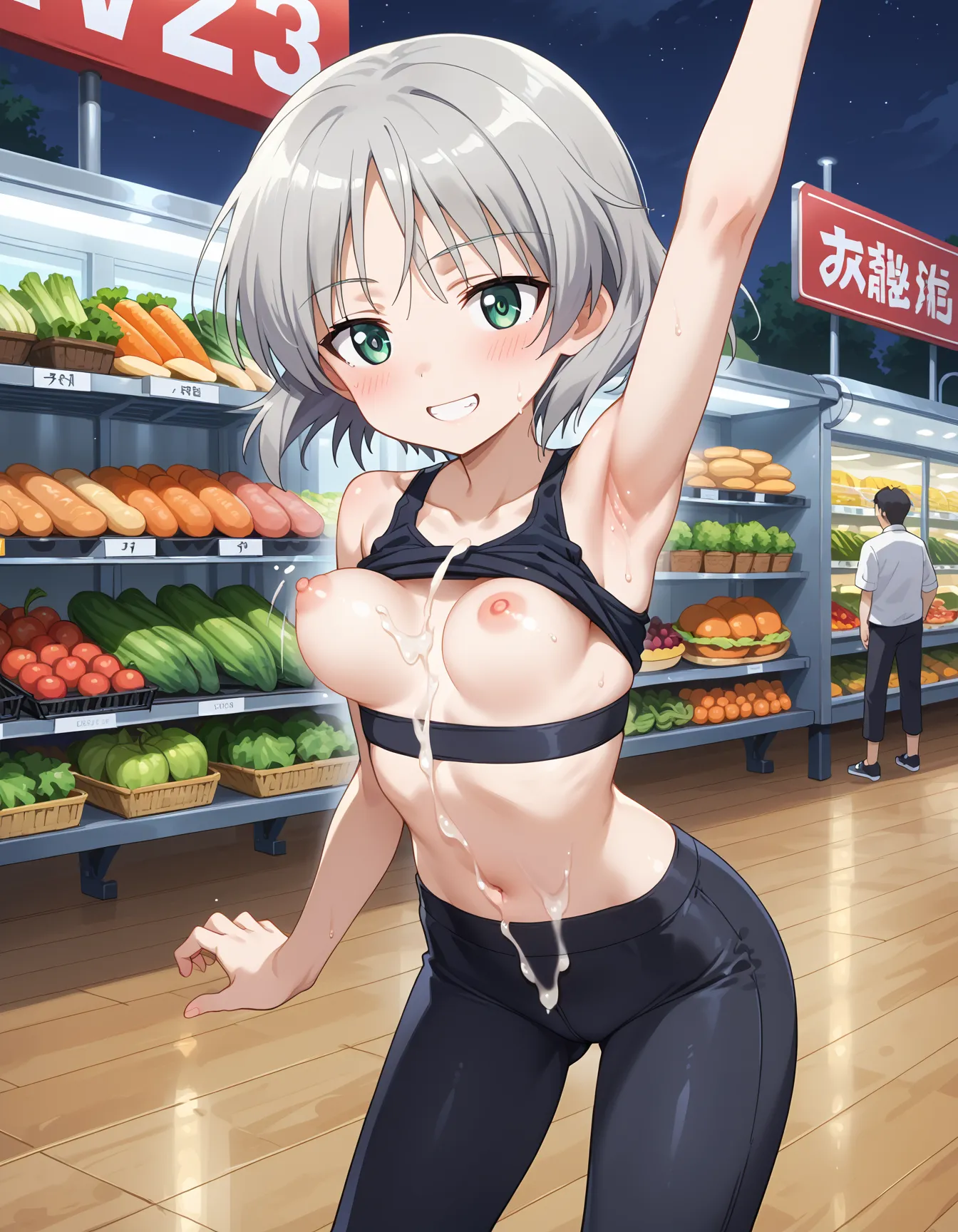 【「腋・脇」AIエロ画像（イラスト・アニメ・二次元風）4705枚まとめ！(108ページ目)のエロ画像26枚目