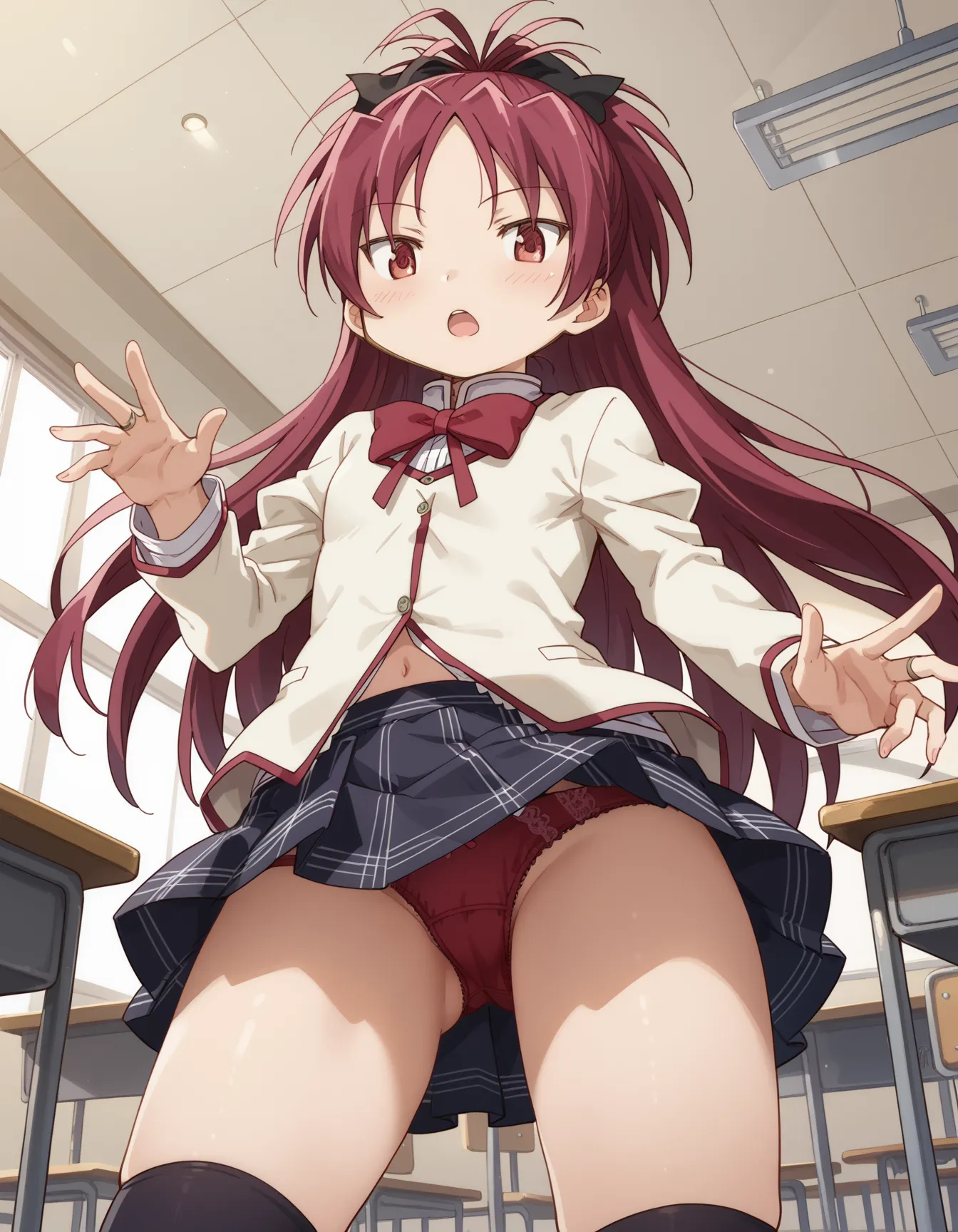 【「貧乳」AIエロ画像（イラスト・アニメ・二次元風）8390枚まとめ！(194ページ目)のエロ画像3枚目