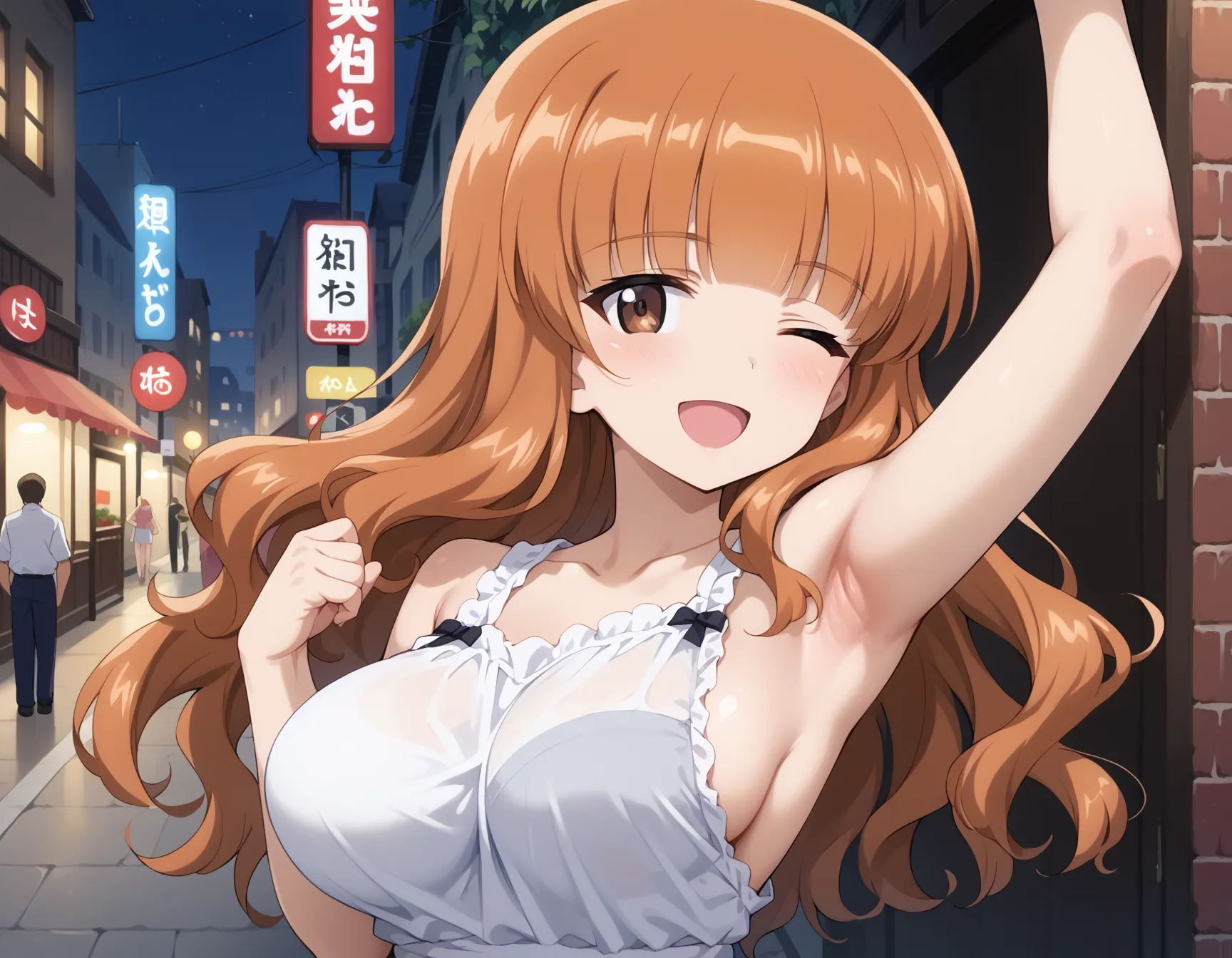 【「腋・脇」AIエロ画像（イラスト・アニメ・二次元風）4705枚まとめ！(108ページ目)のエロ画像11枚目