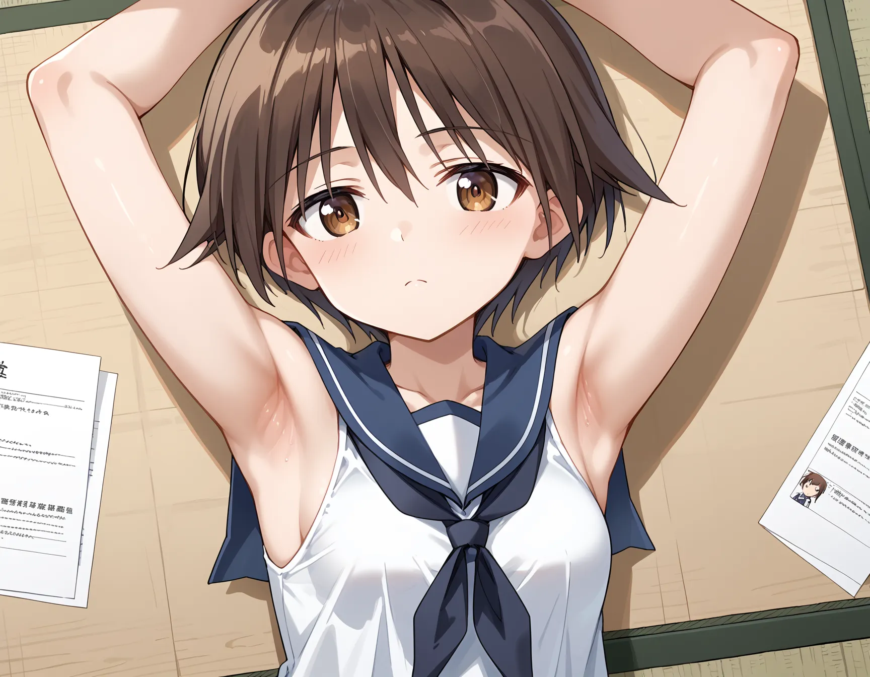 【「腋・脇×着物」AIエロ画像（イラスト・アニメ・二次元風）104枚まとめ！(3ページ目)のエロ画像9枚目