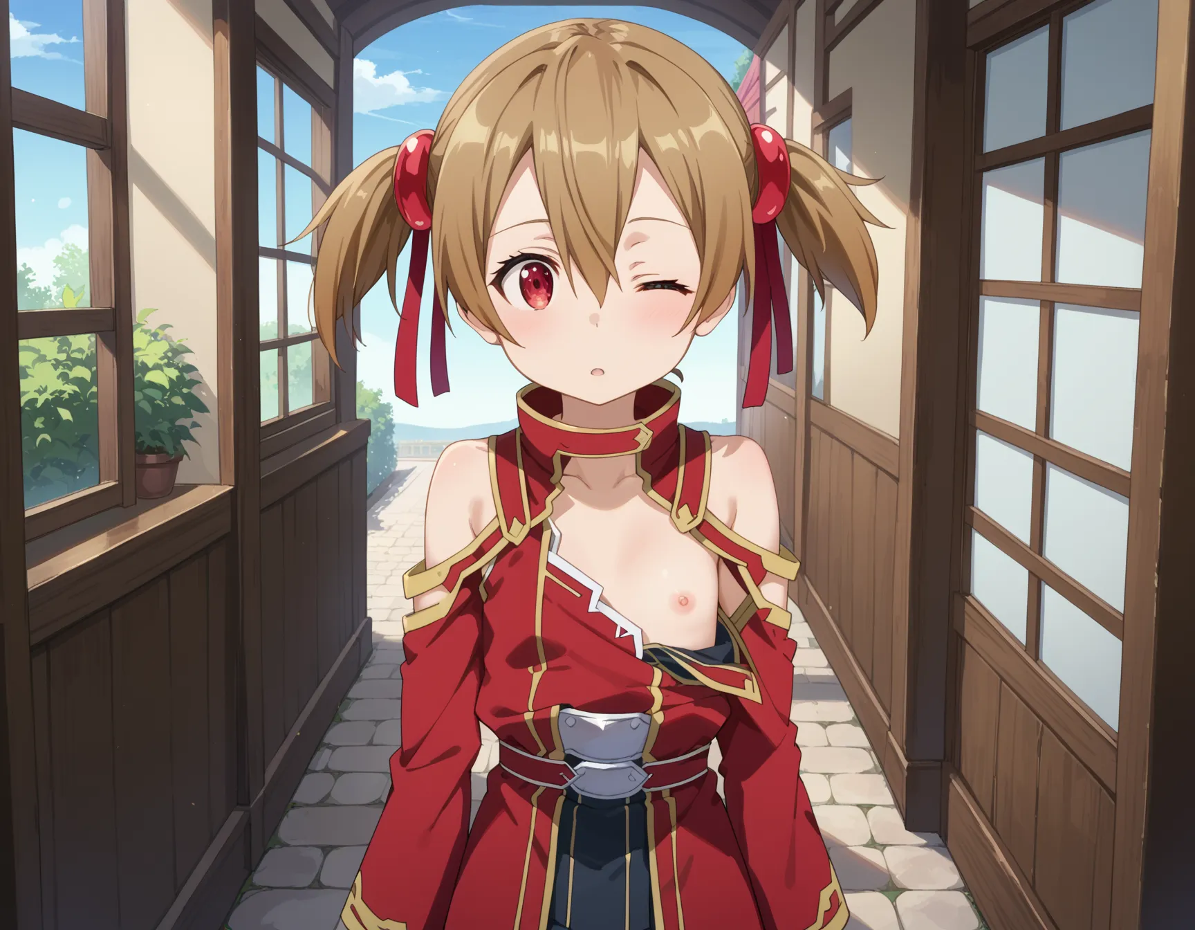 【「貧乳」AIエロ画像（イラスト・アニメ・二次元風）8390枚まとめ！(193ページ目)のエロ画像10枚目
