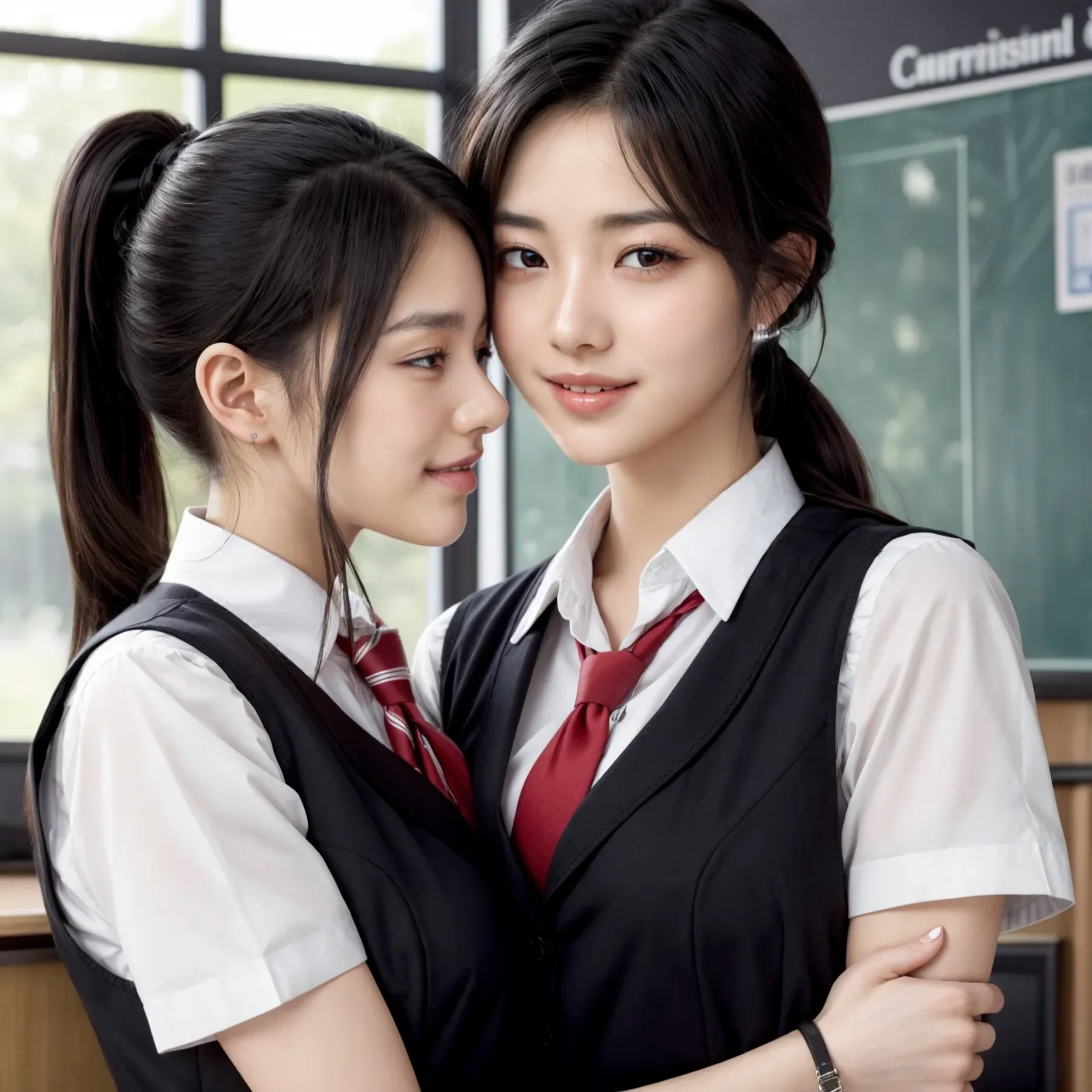 【「女子校生・JK×学制服」AIエロ画像（リアル・実写・フォト風）6248枚まとめ！(143ページ目)のエロ画像6枚目