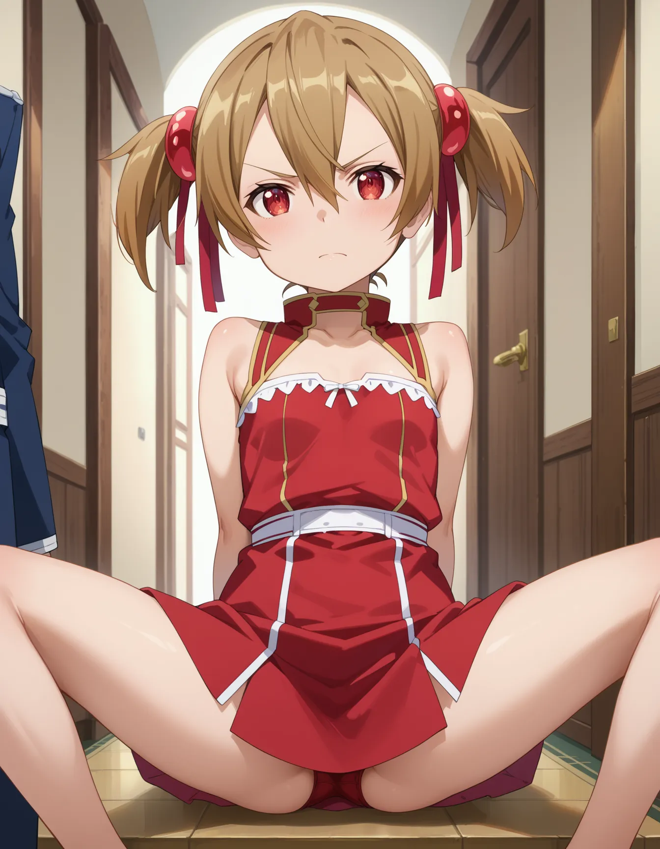 【「貧乳」AIエロ画像（イラスト・アニメ・二次元風）8390枚まとめ！(193ページ目)のエロ画像5枚目
