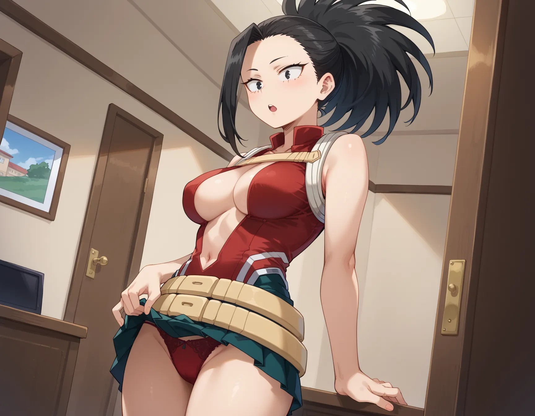 【「下着（ブラジャー・パンティ）」AIエロ画像（イラスト・アニメ・二次元風）15996枚まとめ！(362ページ目)のエロ画像21枚目