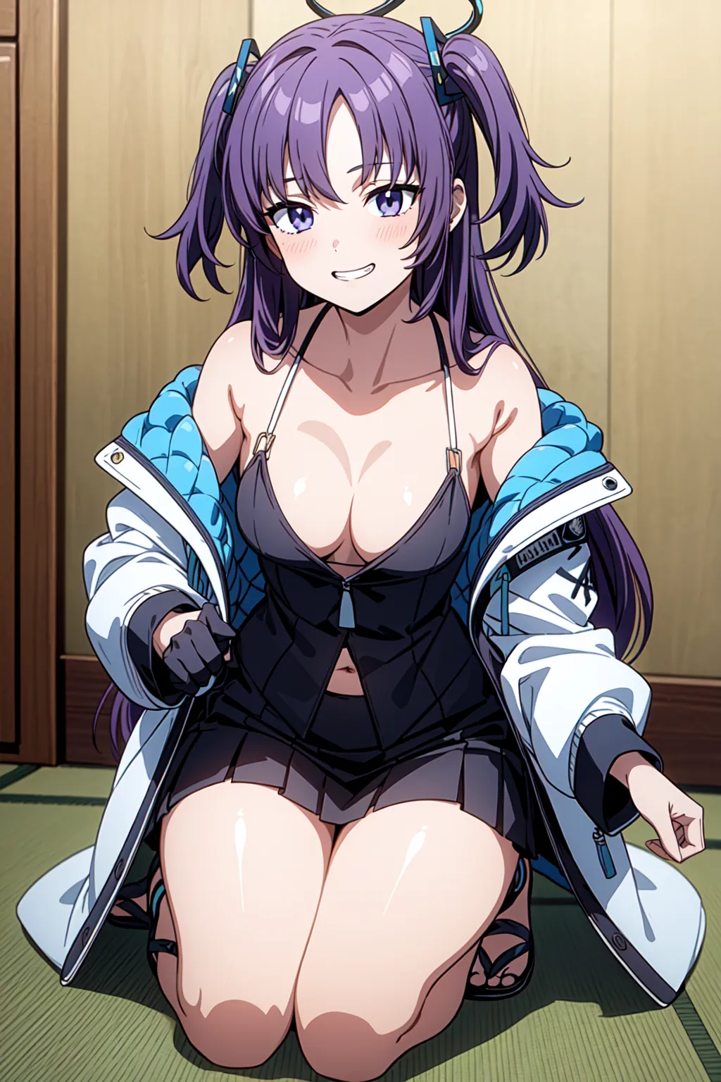 【「貧乳」AIエロ画像（イラスト・アニメ・二次元風）8390枚まとめ！(192ページ目)のエロ画像14枚目