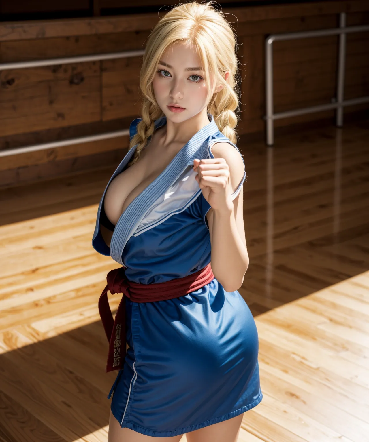 【「道着（空手・柔道）」AIエロ画像（リアル・実写・フォト風）515枚まとめ！(12ページ目)のエロ画像25枚目