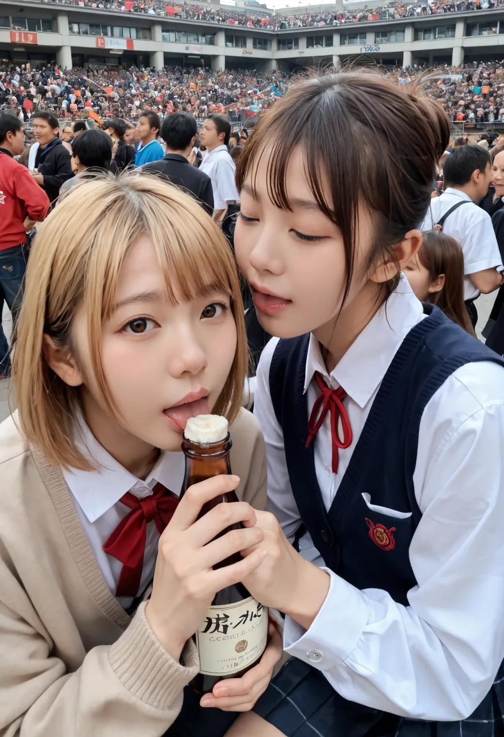 【「女子校生・JK×学制服」AIエロ画像（リアル・実写・フォト風）6248枚まとめ！(142ページ目)のエロ画像21枚目