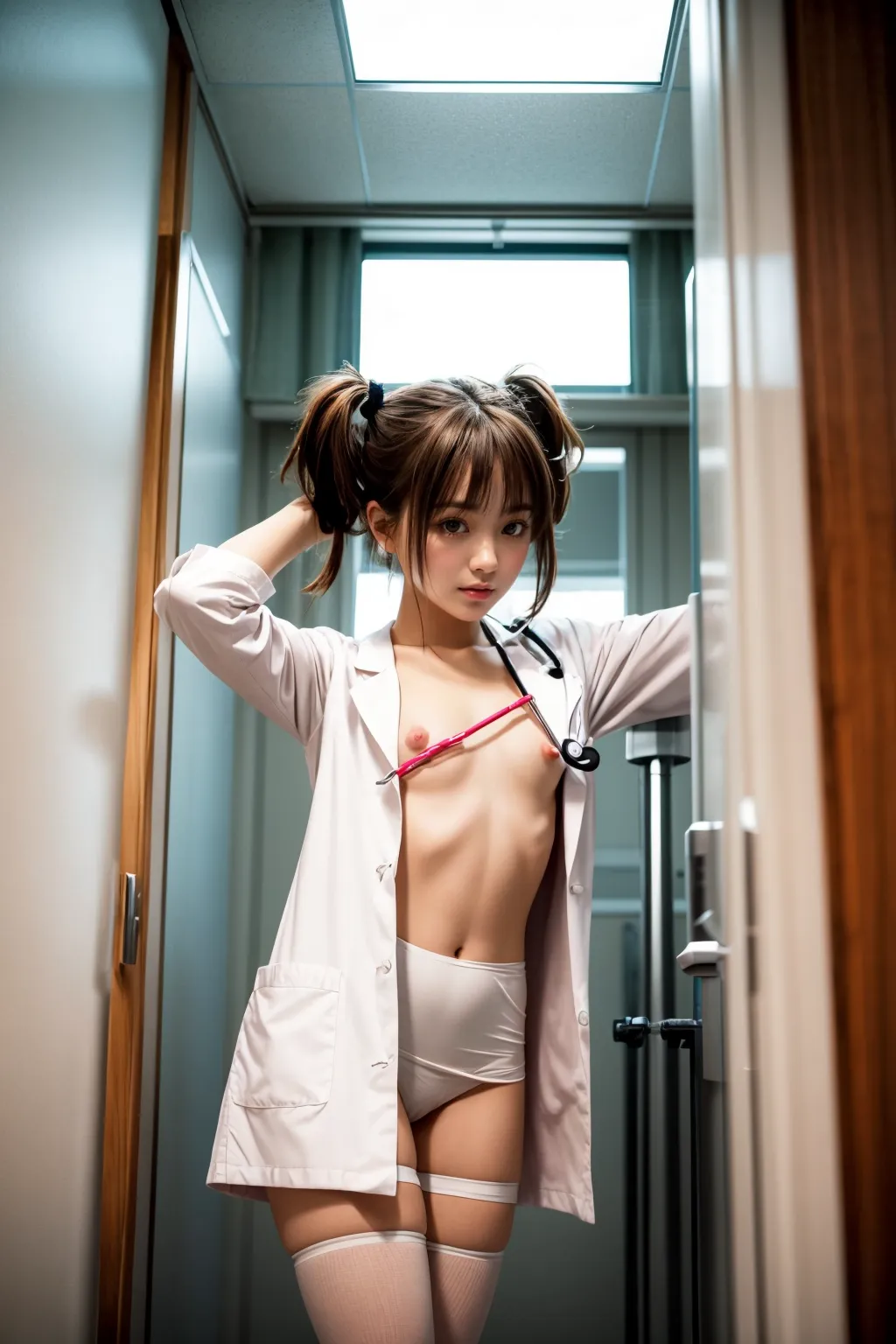 【「女医」AIエロ画像（リアル・実写・フォト風）306枚まとめ！(7ページ目)のエロ画像18枚目