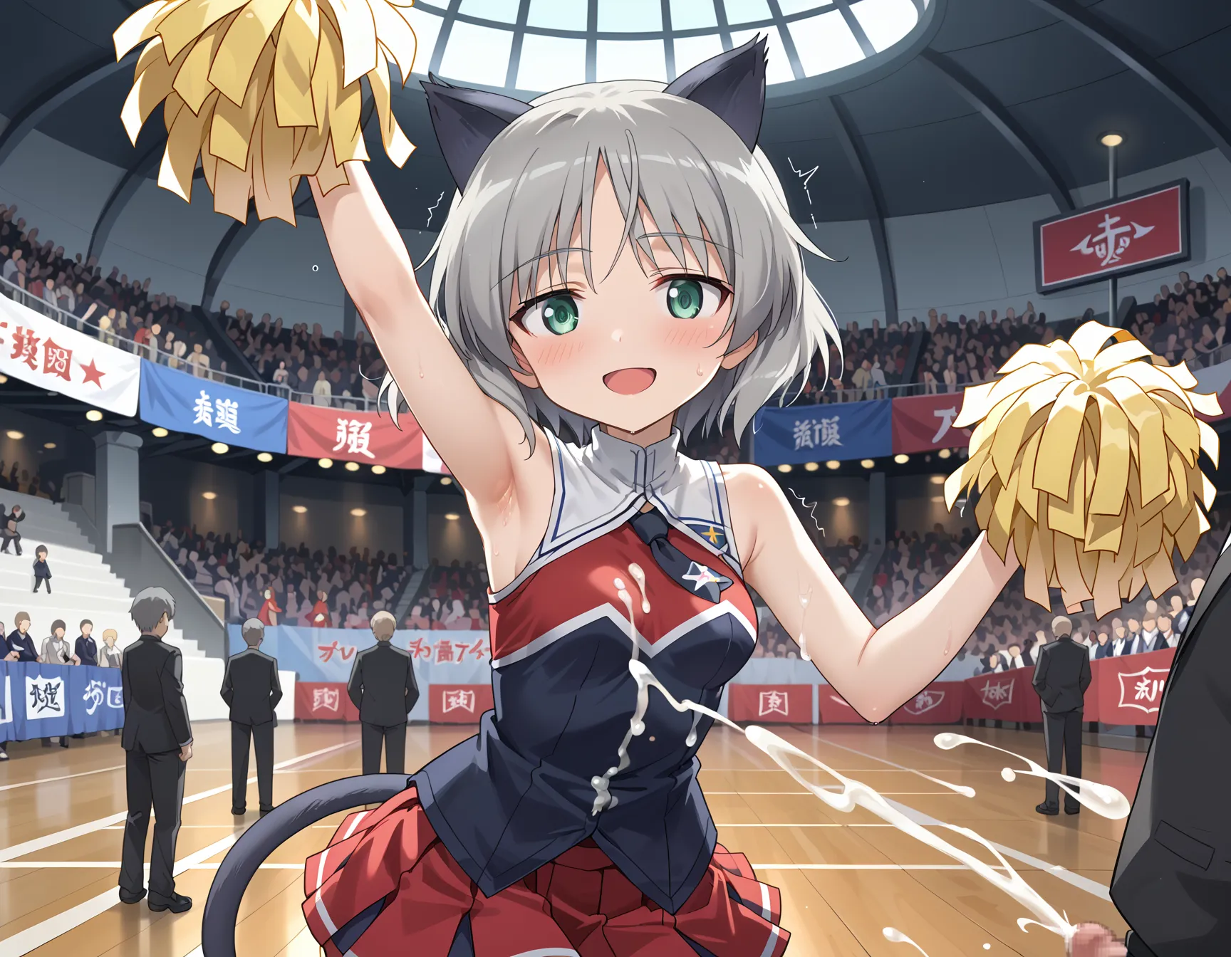 【「腋・脇」AIエロ画像（イラスト・アニメ・二次元風）4705枚まとめ！(107ページ目)のエロ画像11枚目