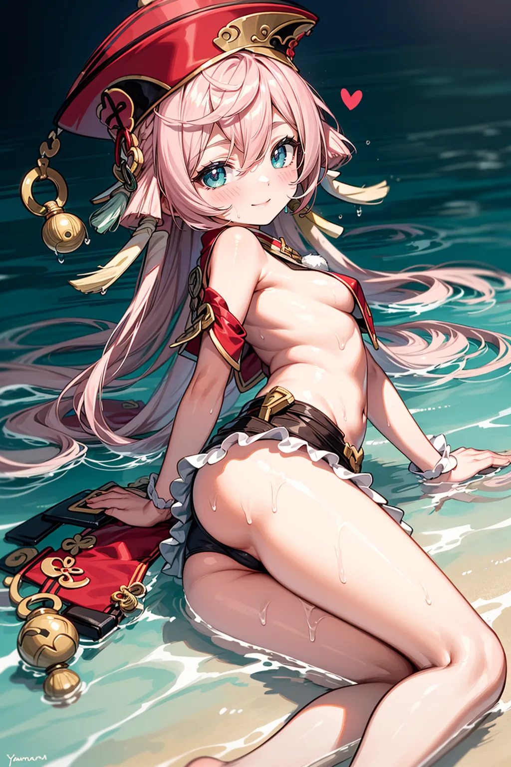 【「貧乳」AIエロ画像（イラスト・アニメ・二次元風）8390枚まとめ！(190ページ目)のエロ画像15枚目