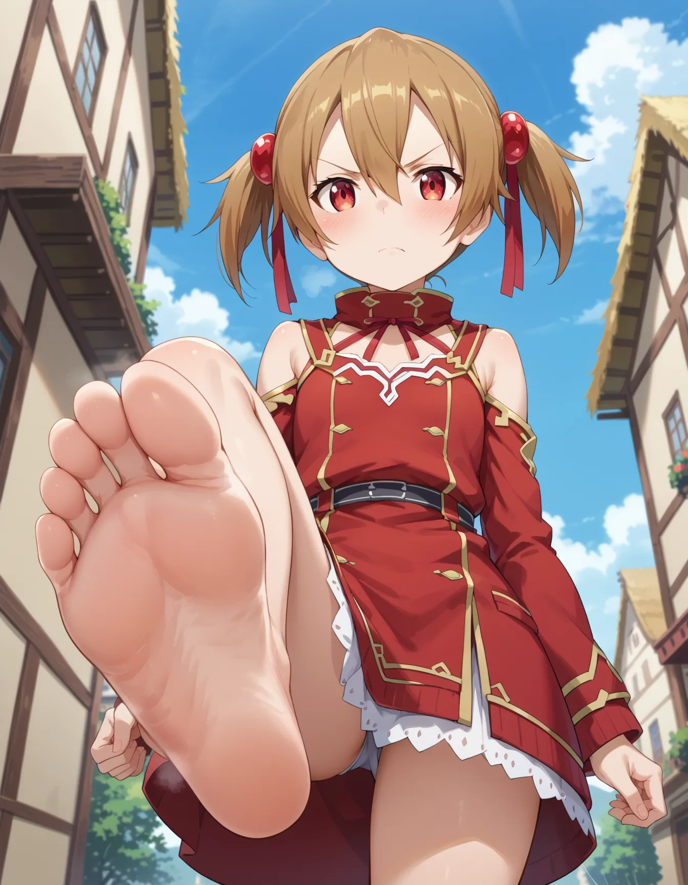 【「貧乳」AIエロ画像（イラスト・アニメ・二次元風）8390枚まとめ！(190ページ目)のエロ画像7枚目