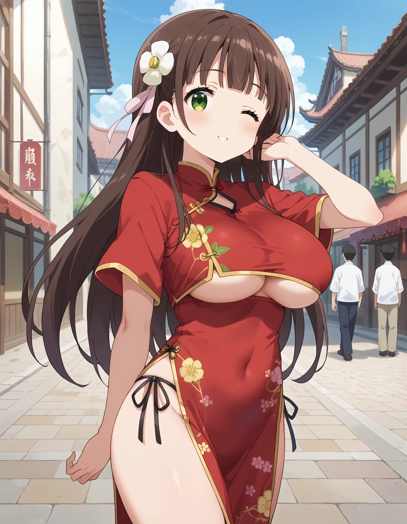 【「巨乳」AIエロ画像（イラスト・アニメ・二次元風）26161枚まとめ！(590ページ目)のエロ画像29枚目